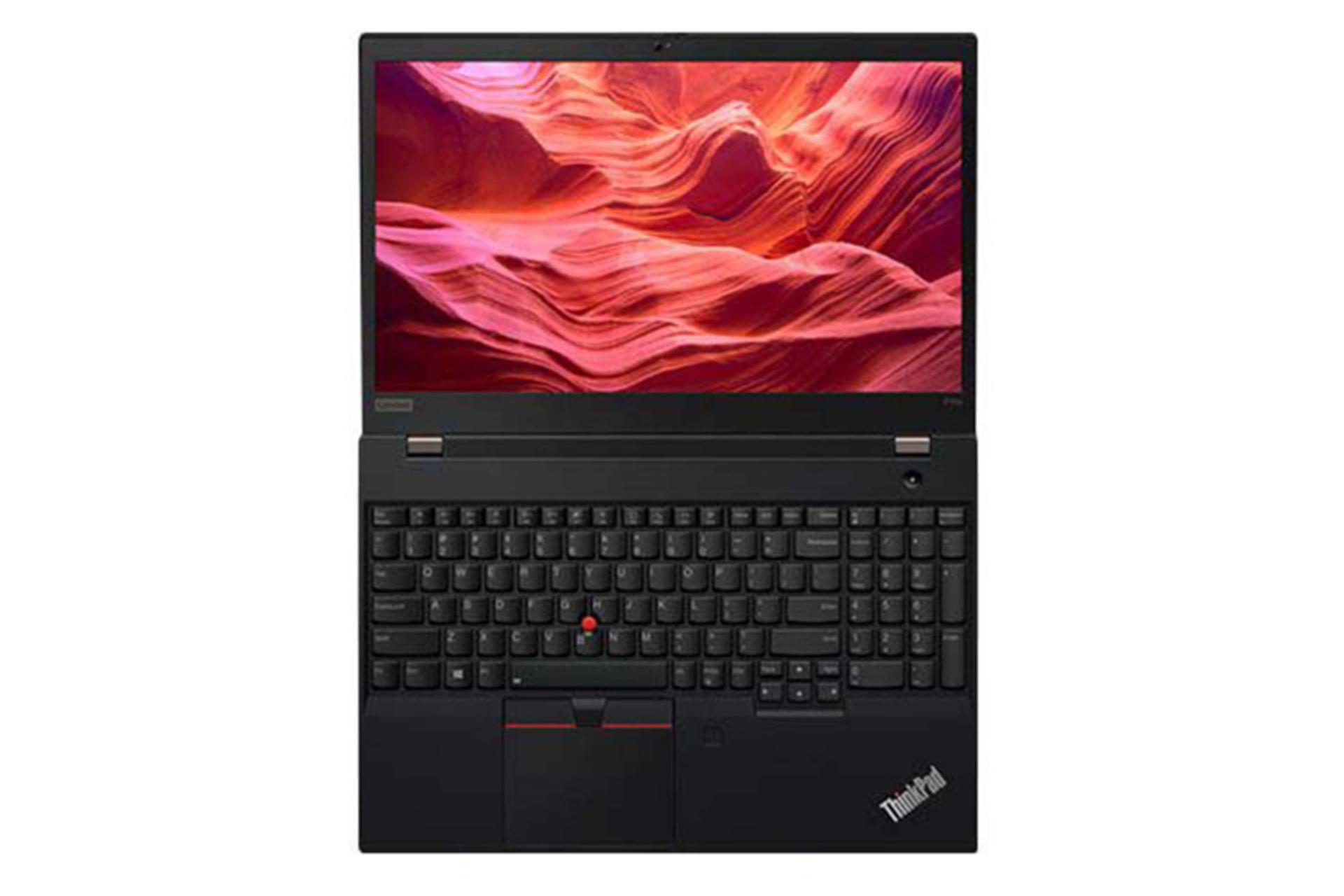 نمای باز لپ تاپ ThinkPad P15s لنوو