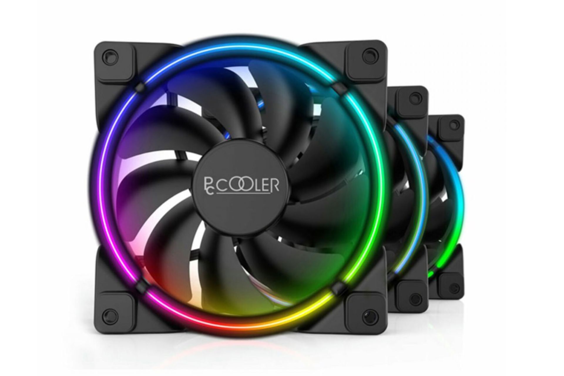 فن کیس پی سی کولر CORONA FRGB بسته 3 عدی 