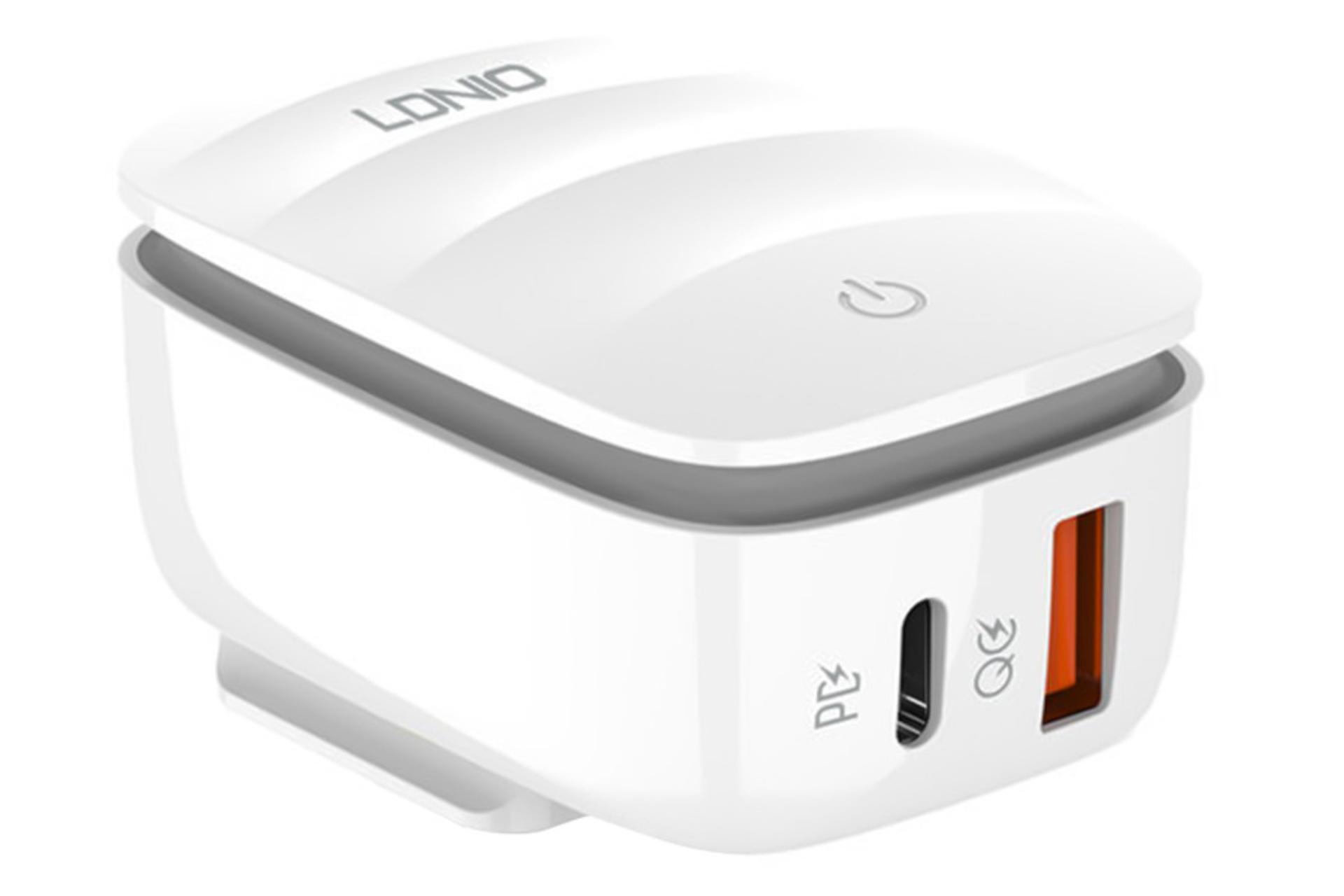 نمای جانبی شارژر الدینیو A2425C