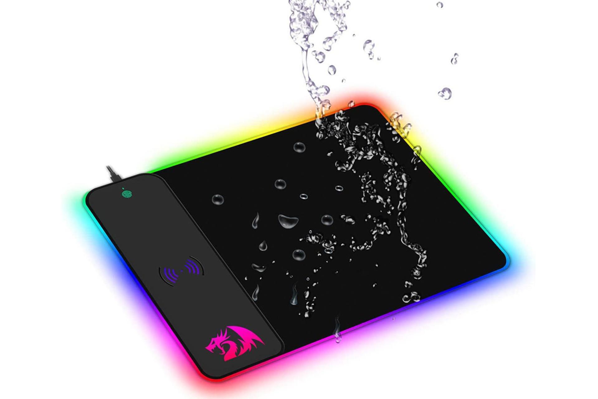 نمایش ضد آب بودن ماوس پد ردراگون CRATER P028