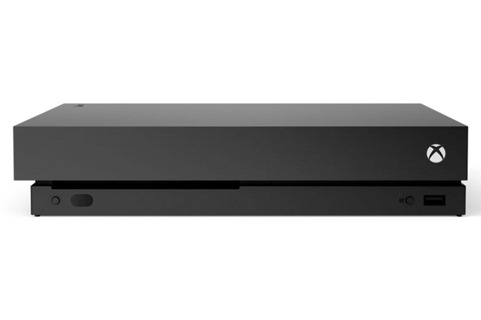 ایکس باکس وان ایکس مایکروسافت نمای جلو و پورت / Microsoft Xbox One X