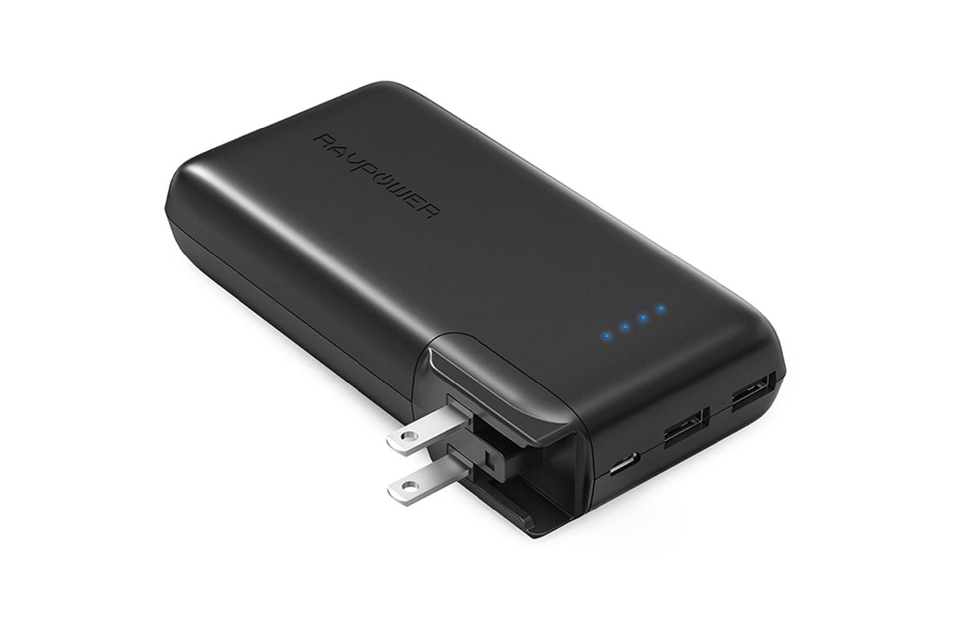 راوپاور RP-PB066 با ظرفیت 10000 میلی‌آمپر ساعت / RAVPower RP-PB066 10000mAh