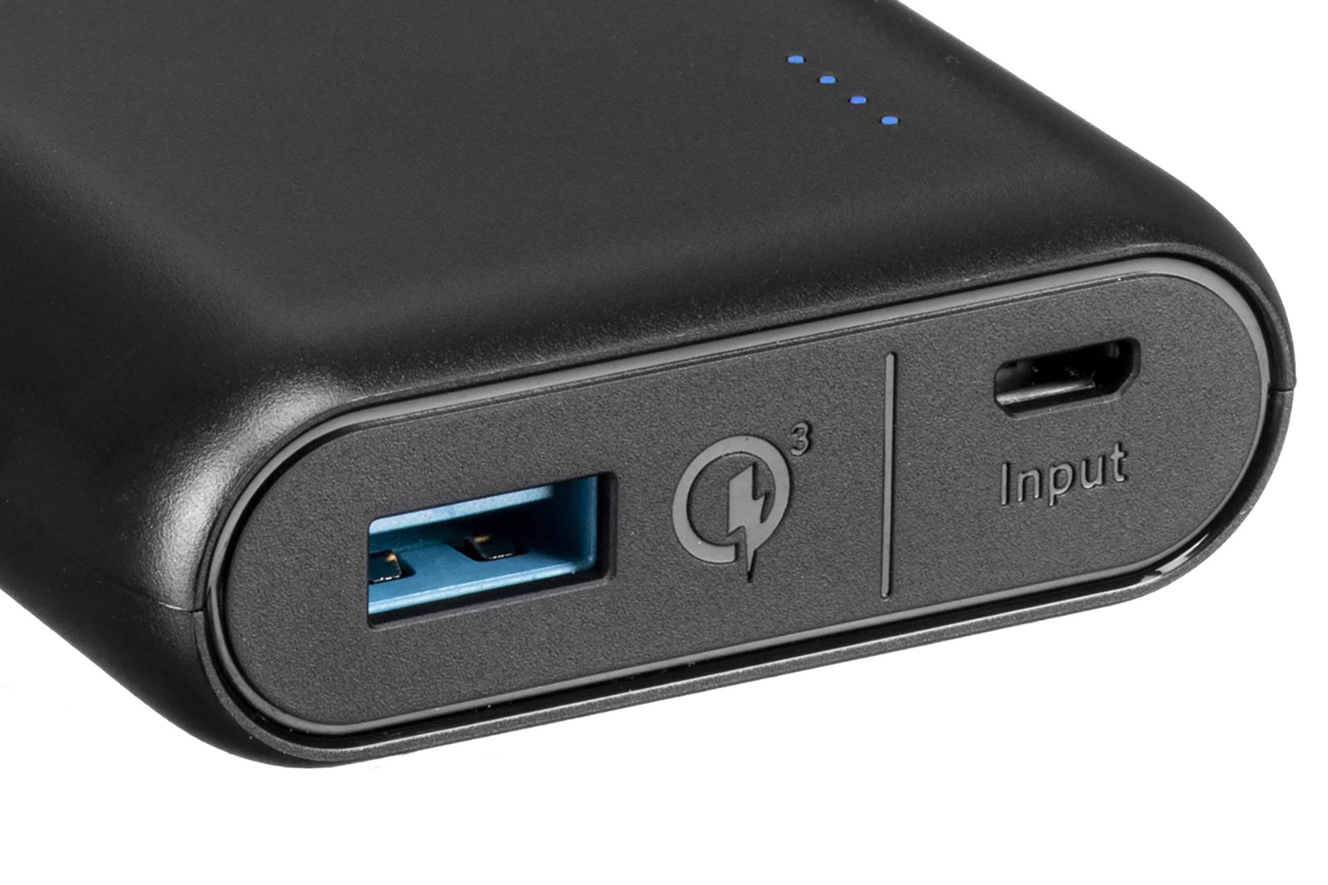 درگاه پاور بانک انکر PowerCore Speed 10000 با ظرفیت 10000 میلی‌آمپر ساعت Anker PowerCore Speed 100