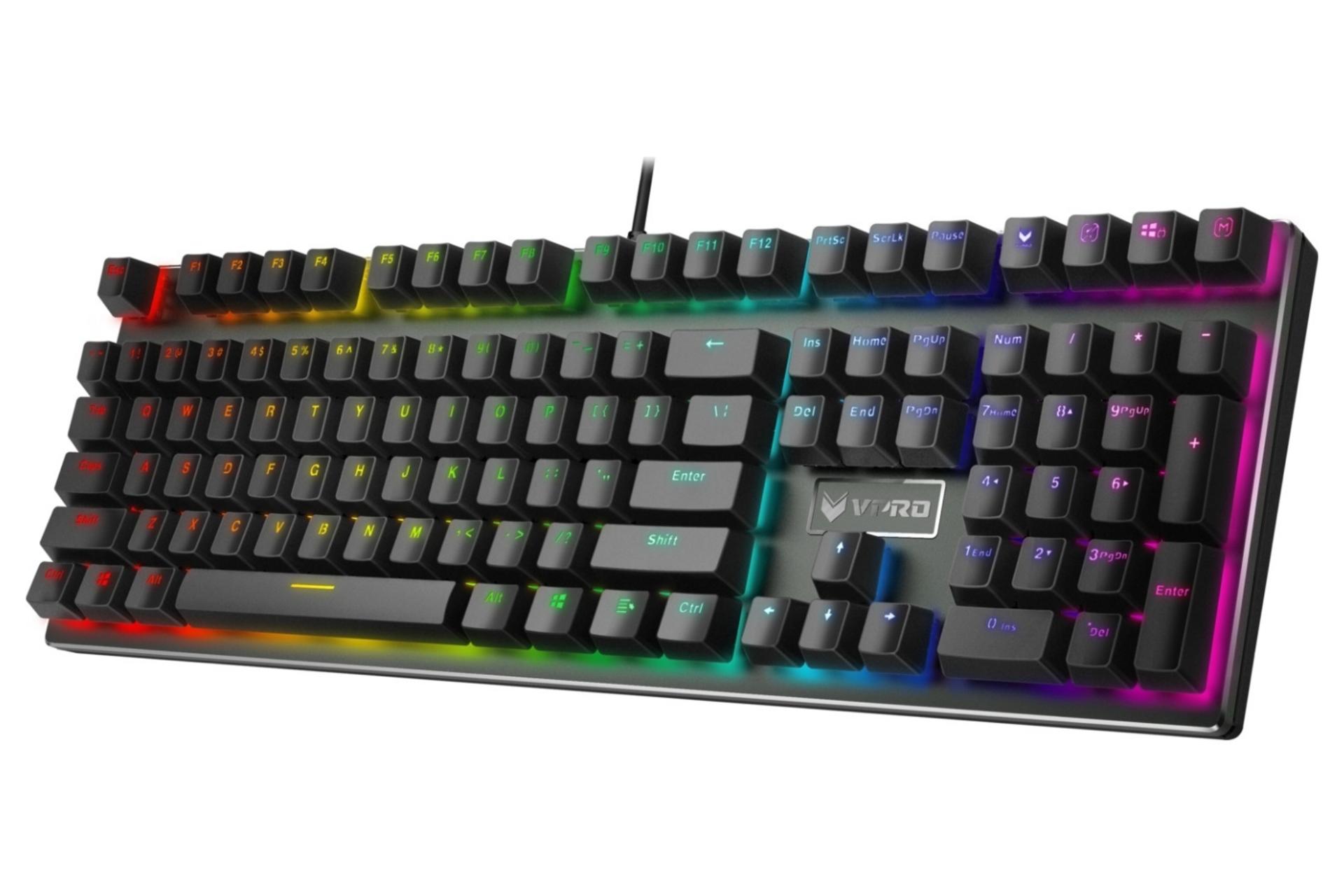 نمای سمت راست کیبورد گیمینگ Rapoo Vpro V700RGB