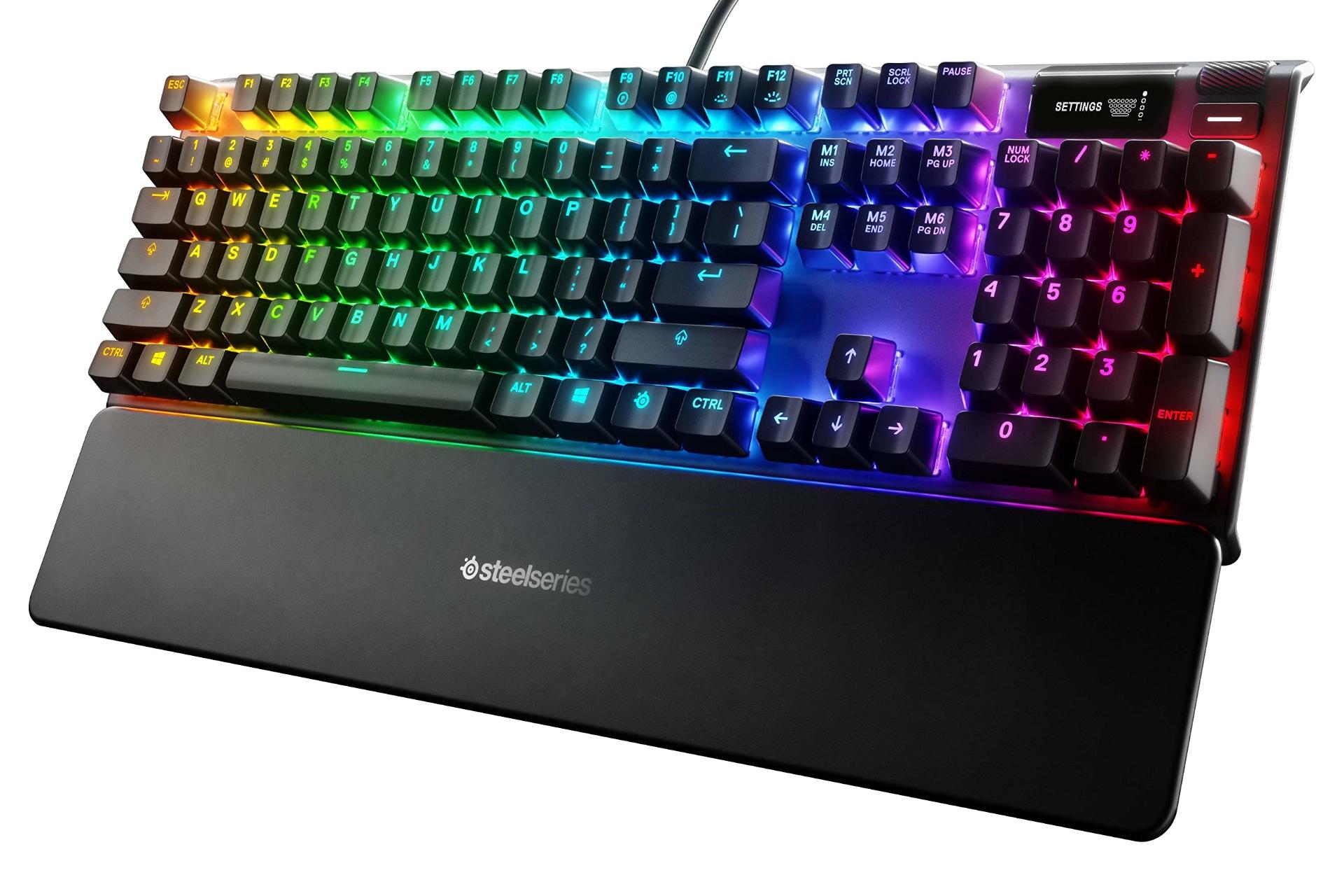 نمای راست کیبورد استیل سریز SteelSeries Apex 7