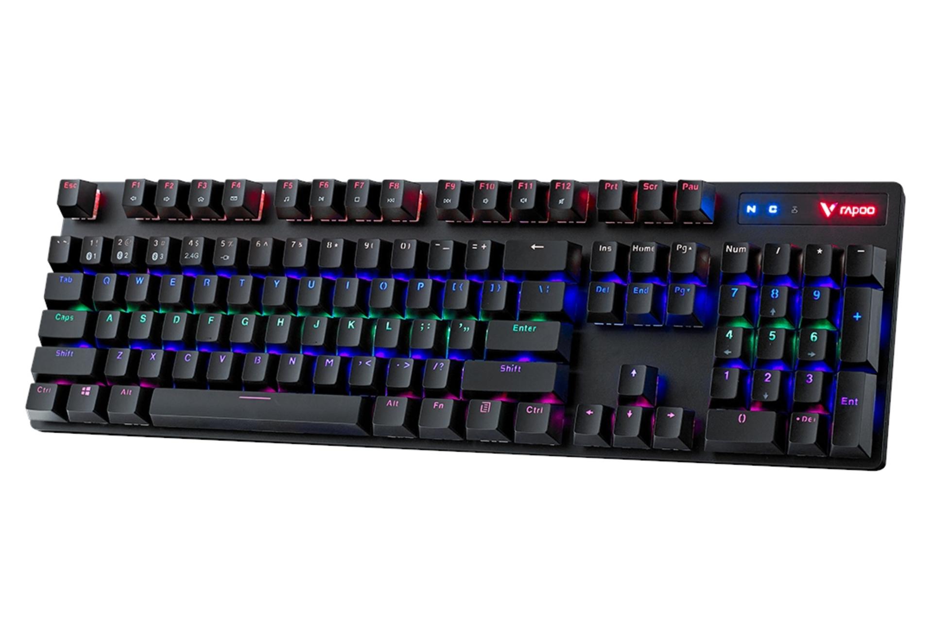 نمای راست کیبورد گیمینگ رپو Rapoo V500PRO Multi-Mode