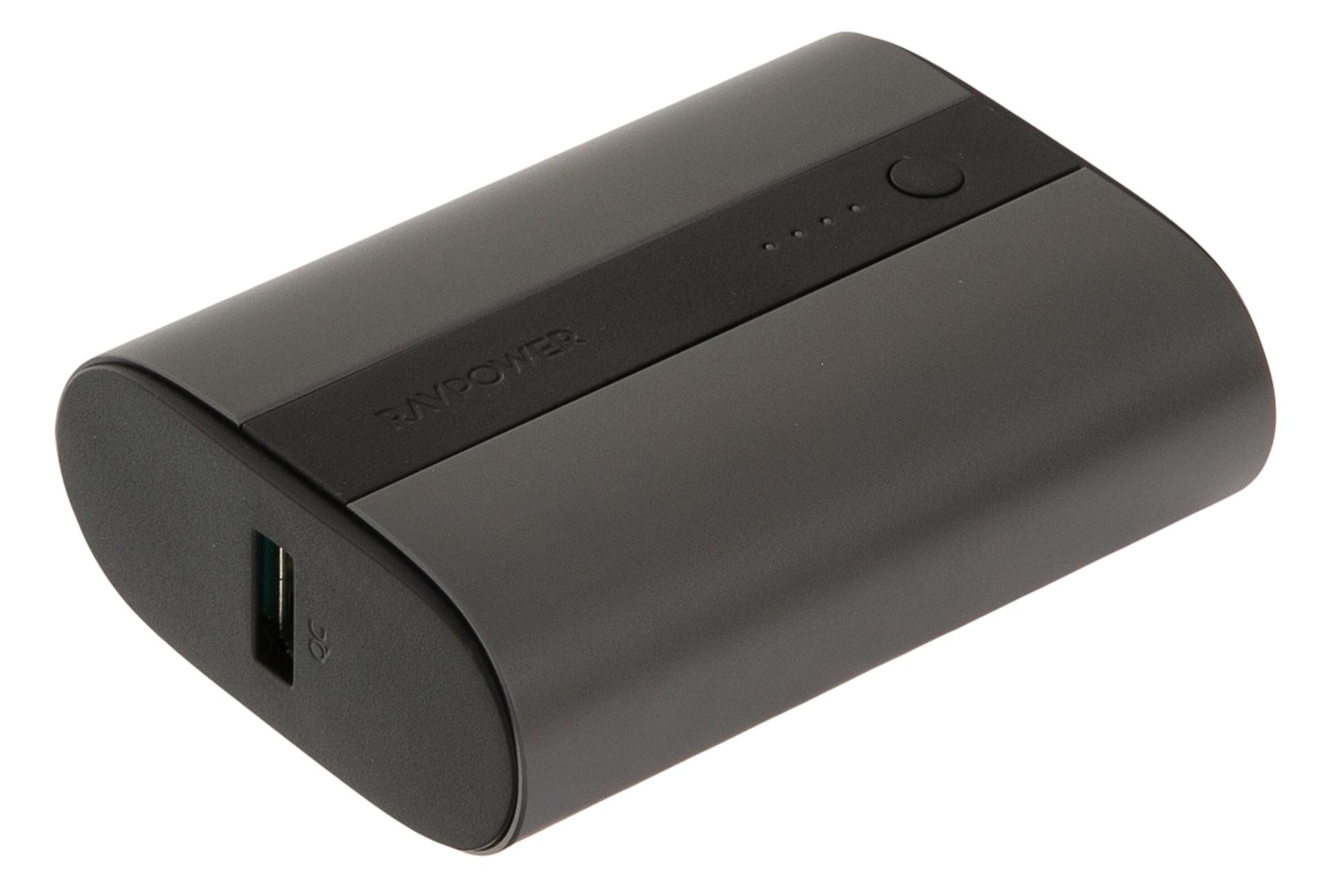 پاور بانک راوپاور RP-PB197 با ظرفیت 10000 میلی‌آمپر ساعت RAVPower RP-PB197 10000mAh مشکی