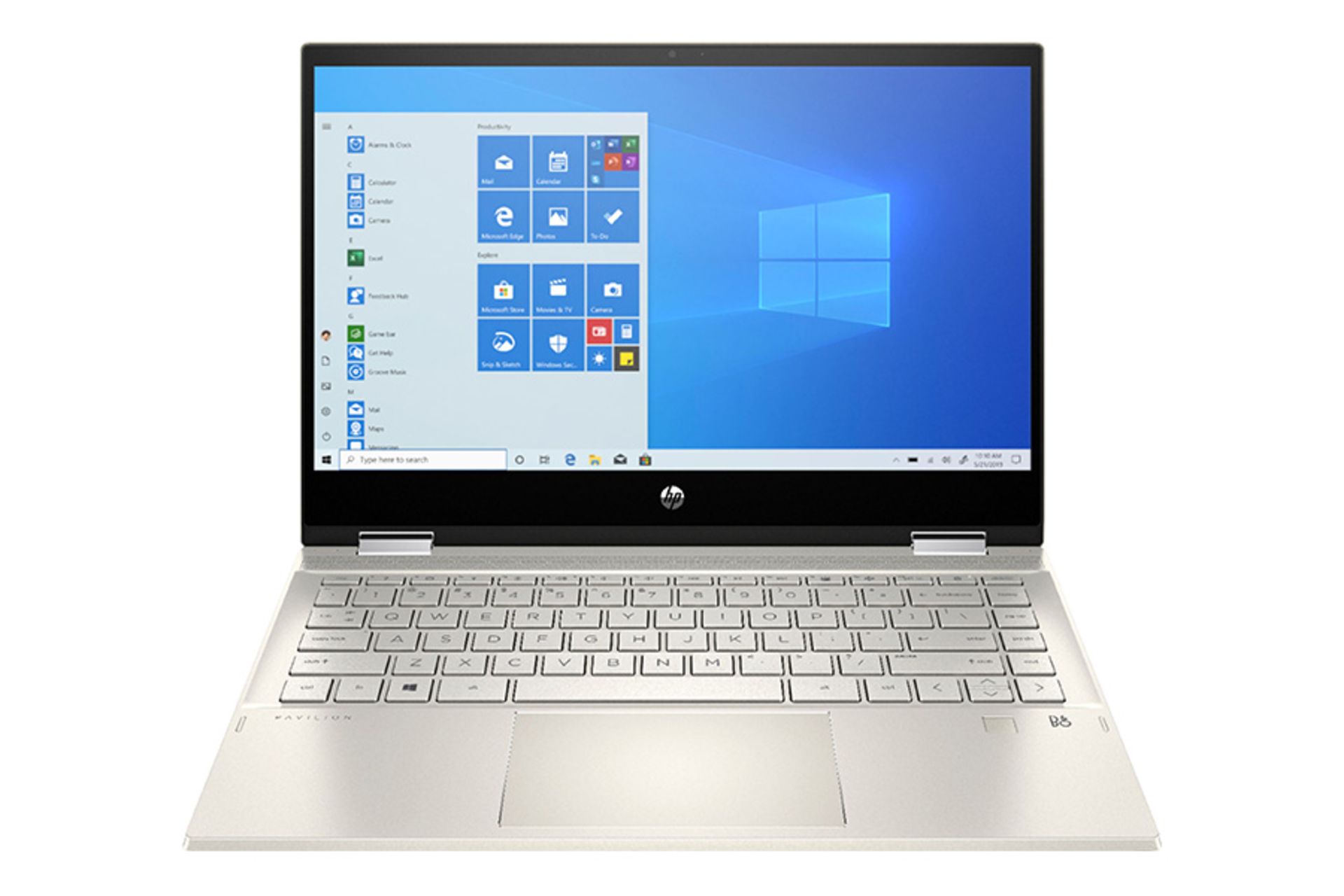 نمای جلو لپ تاپ اچ پی پاویلیون ایکس 360 14m-dw0023dx