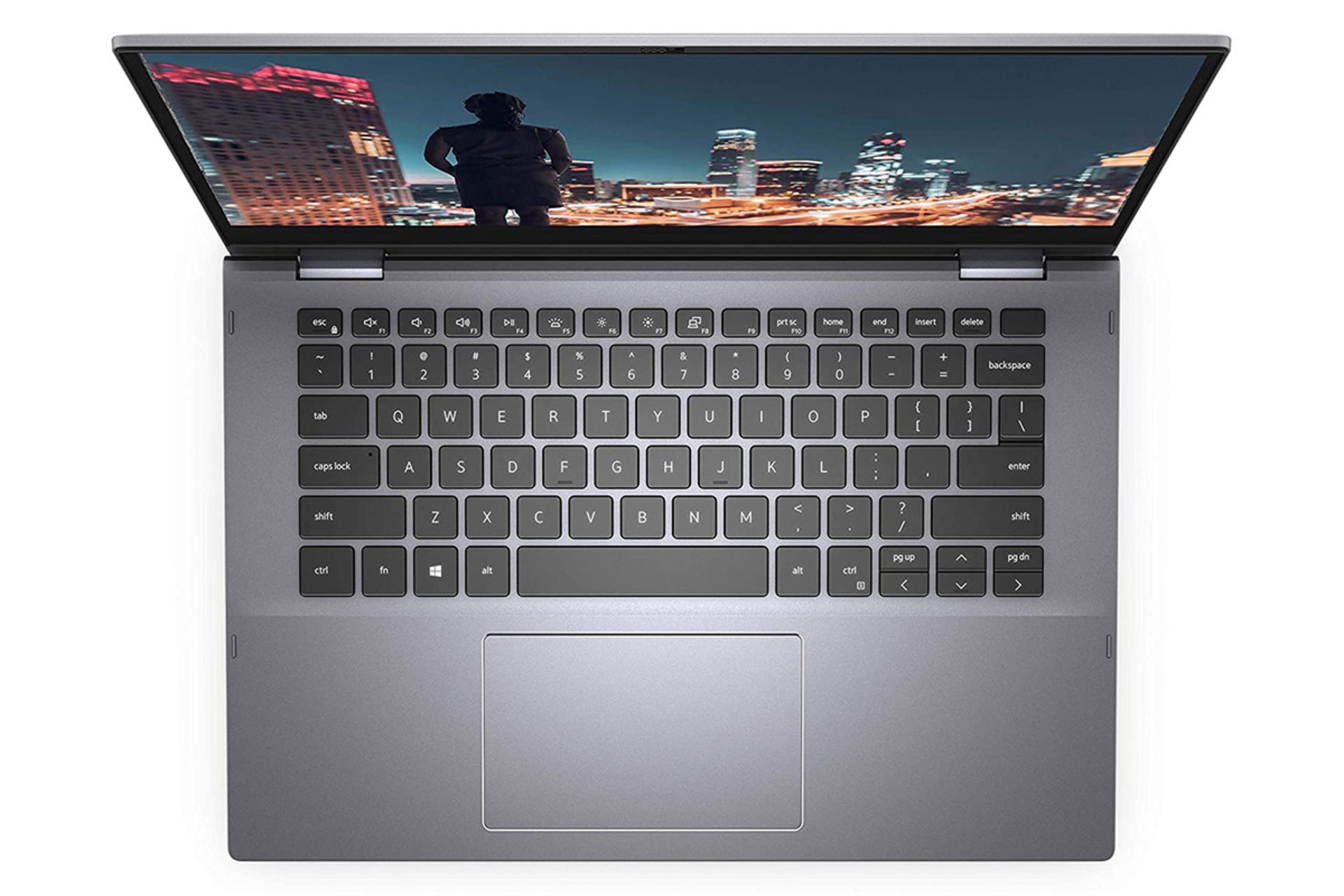 لپ تاپ دل اینسپایرون 5400 از نمای بالا