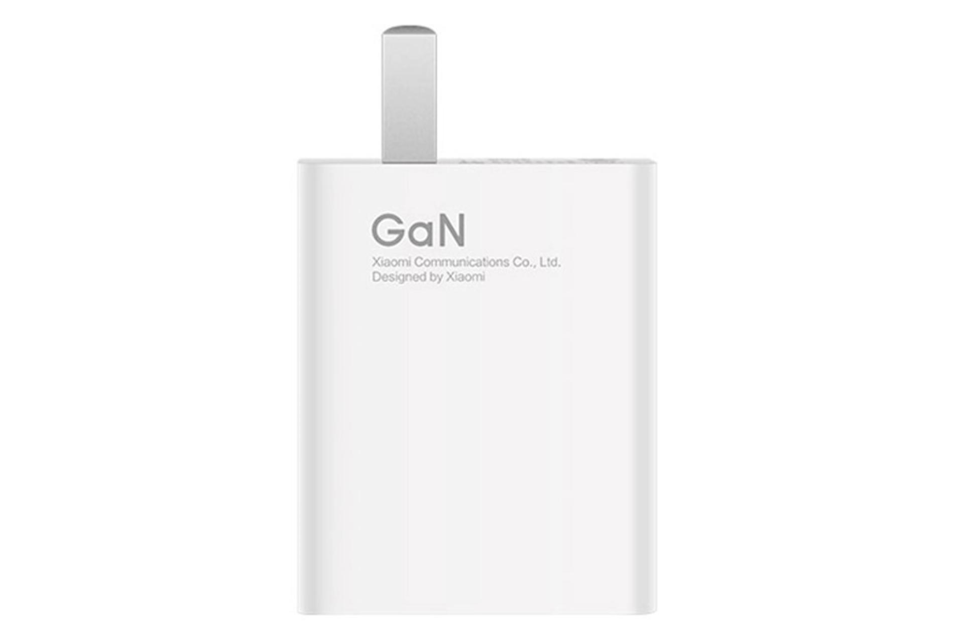 نمای جانبی شارژر شیائومی Xiaomi 55W GaN Charger MDY-12-EQ front
