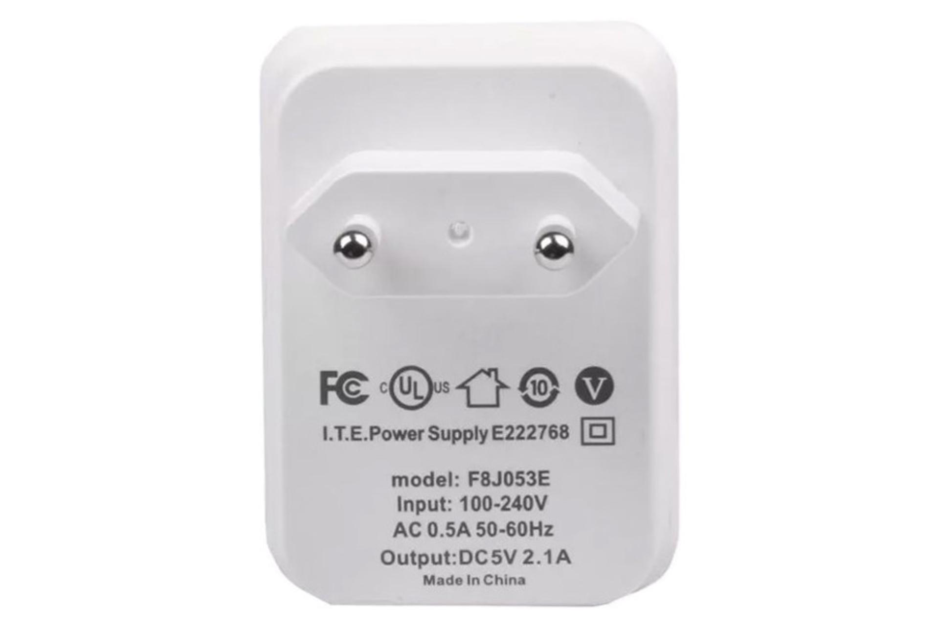 دوشاخه شارژر بلکین F8j053E