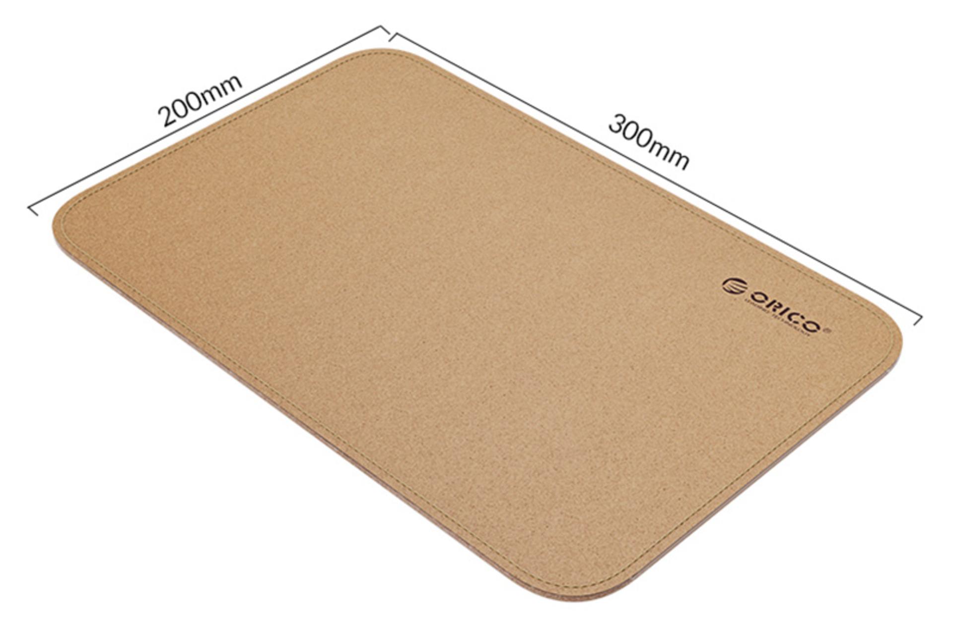 نمایش ابعاد ماوس پد اوریکو CMP48 رنگ قهوه ای