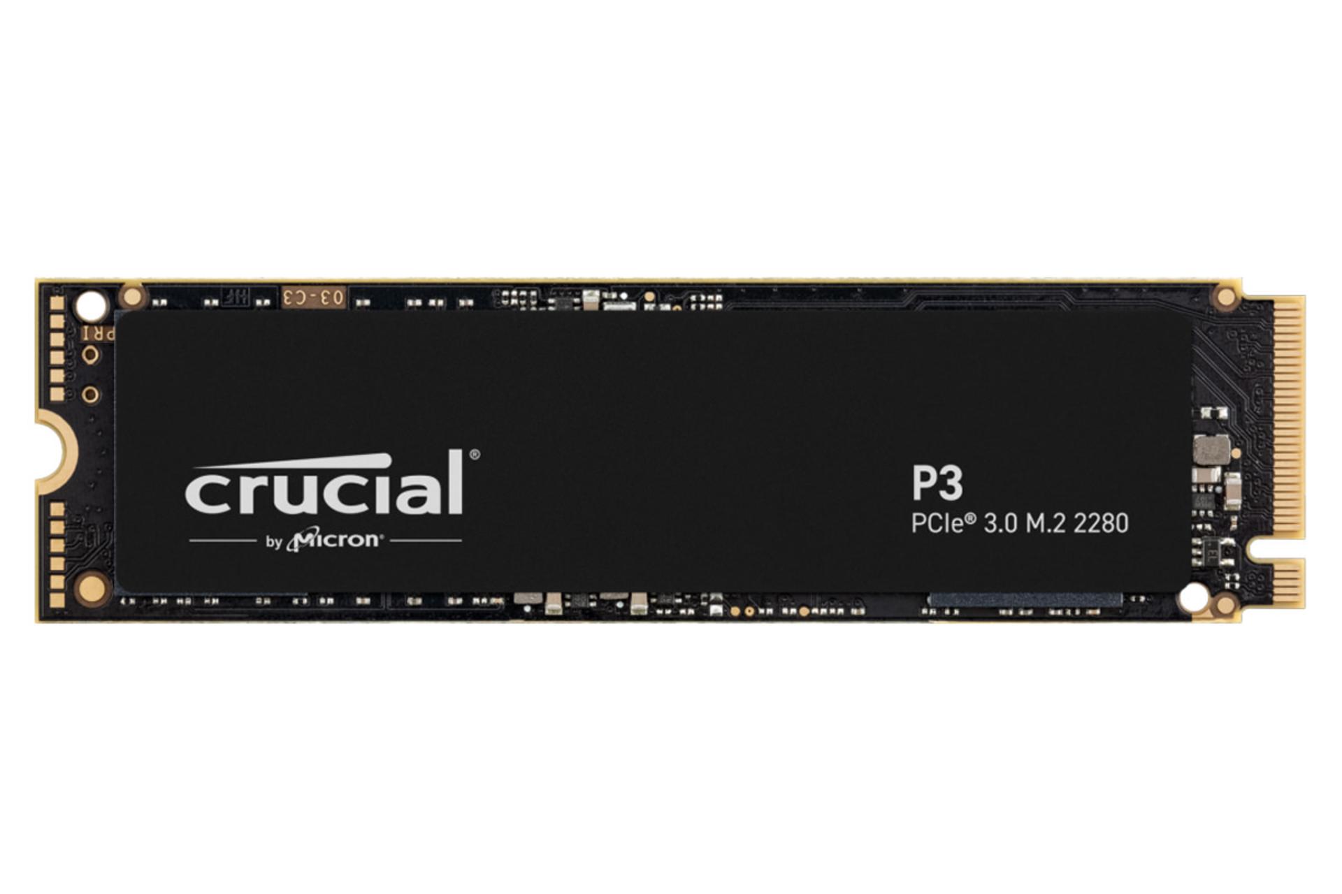 مرجع متخصصين ايران نماي روبرو SSD كروشيال P3 NVMe M.2