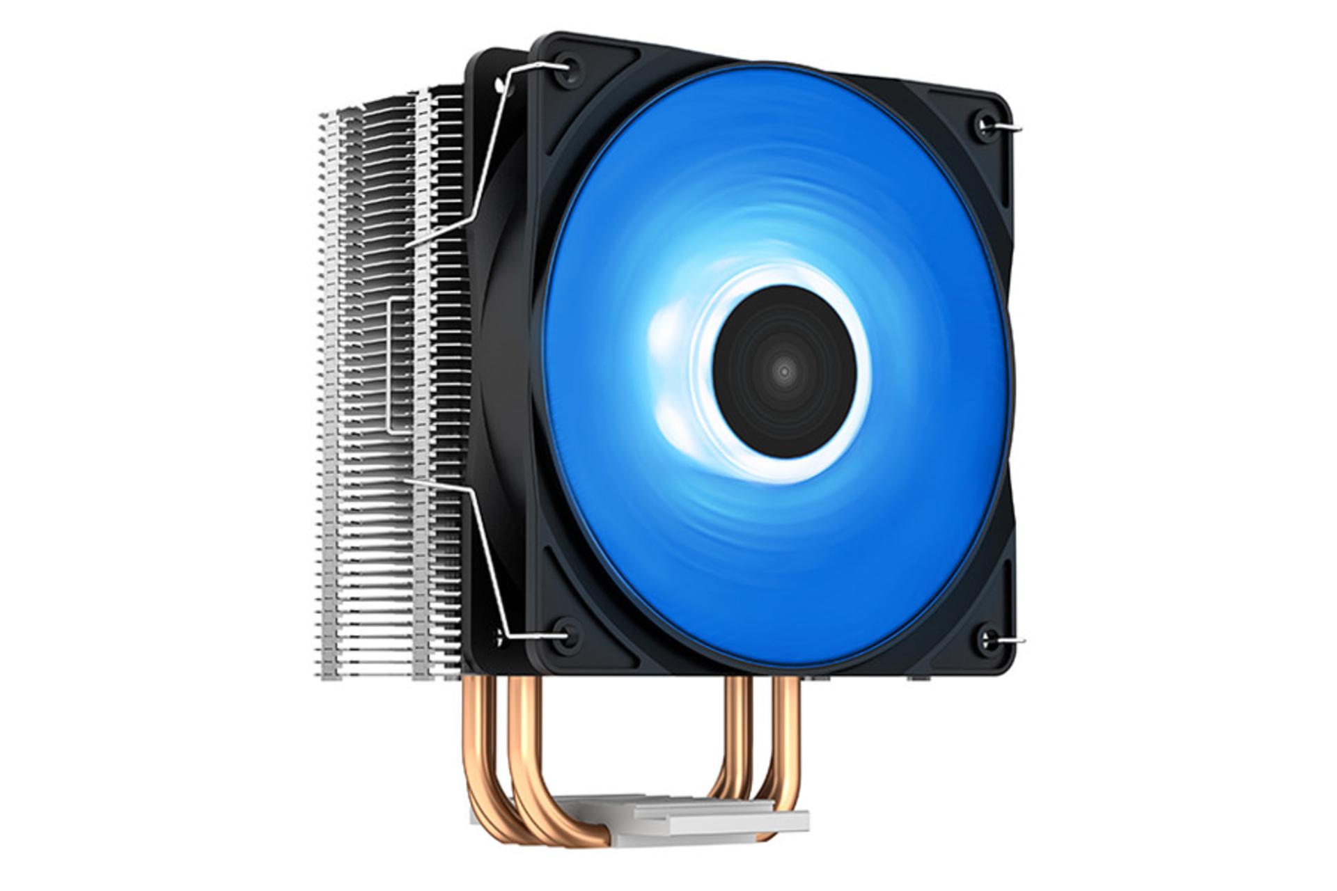 نمای چپ خنک کننده پردازنده دیپ کول GAMMAXX 400 V2(Blue)