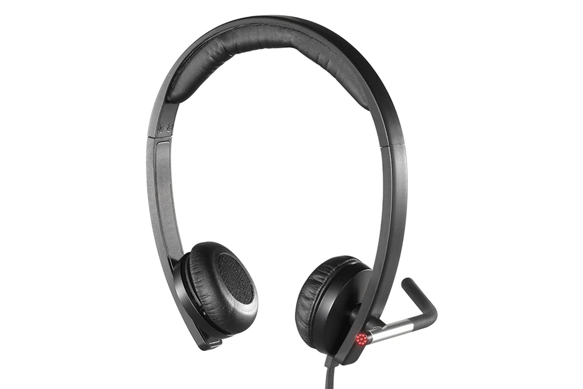 نمای روبرو هدست بی سیم لاجیتک Logitech H650e Stereo