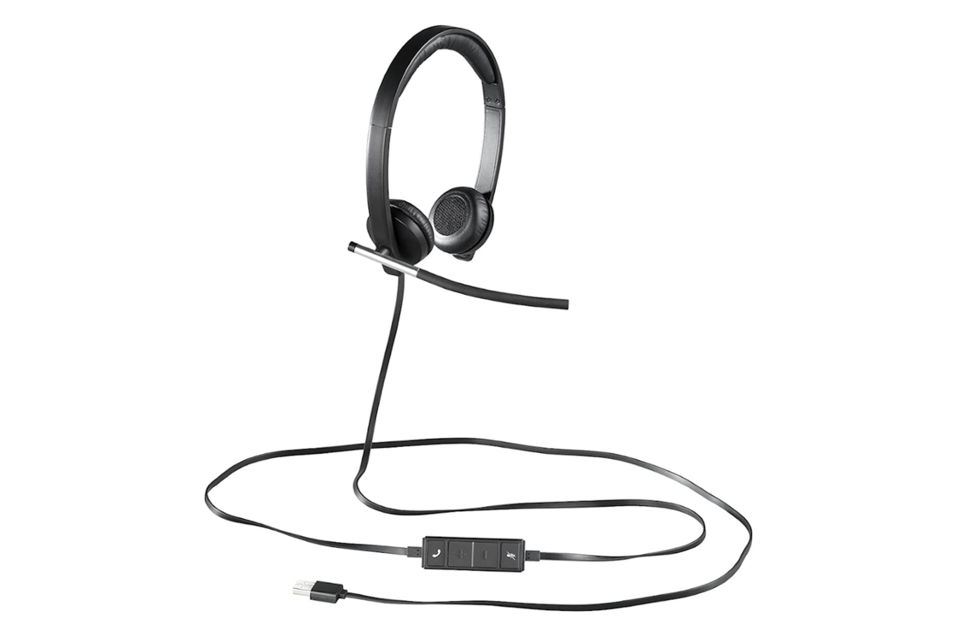 کابل USB هدست بی سیم لاجیتک Logitech H650e Stereo