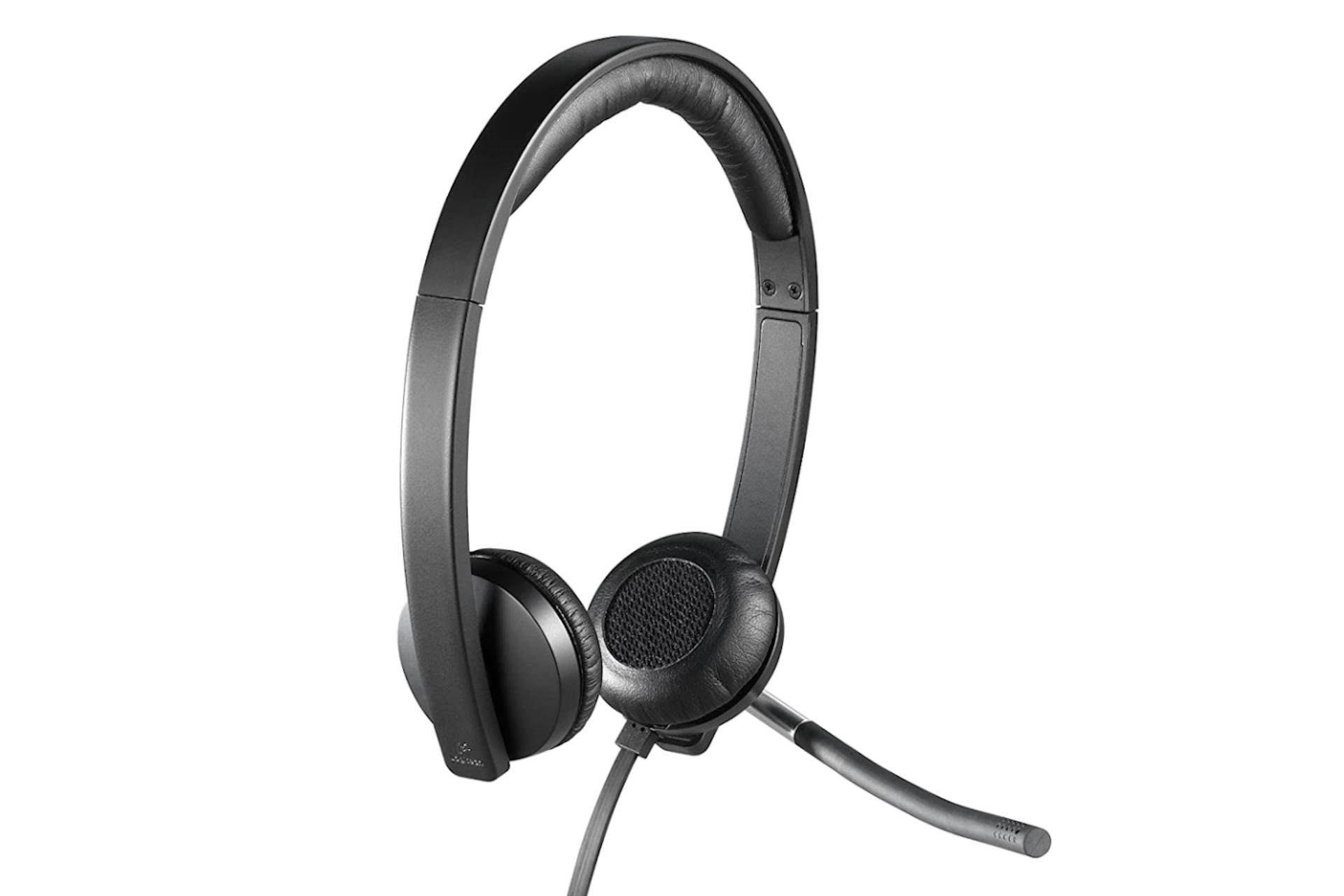 نمای چپ هدست بی سیم لاجیتک Logitech H650e Stereo