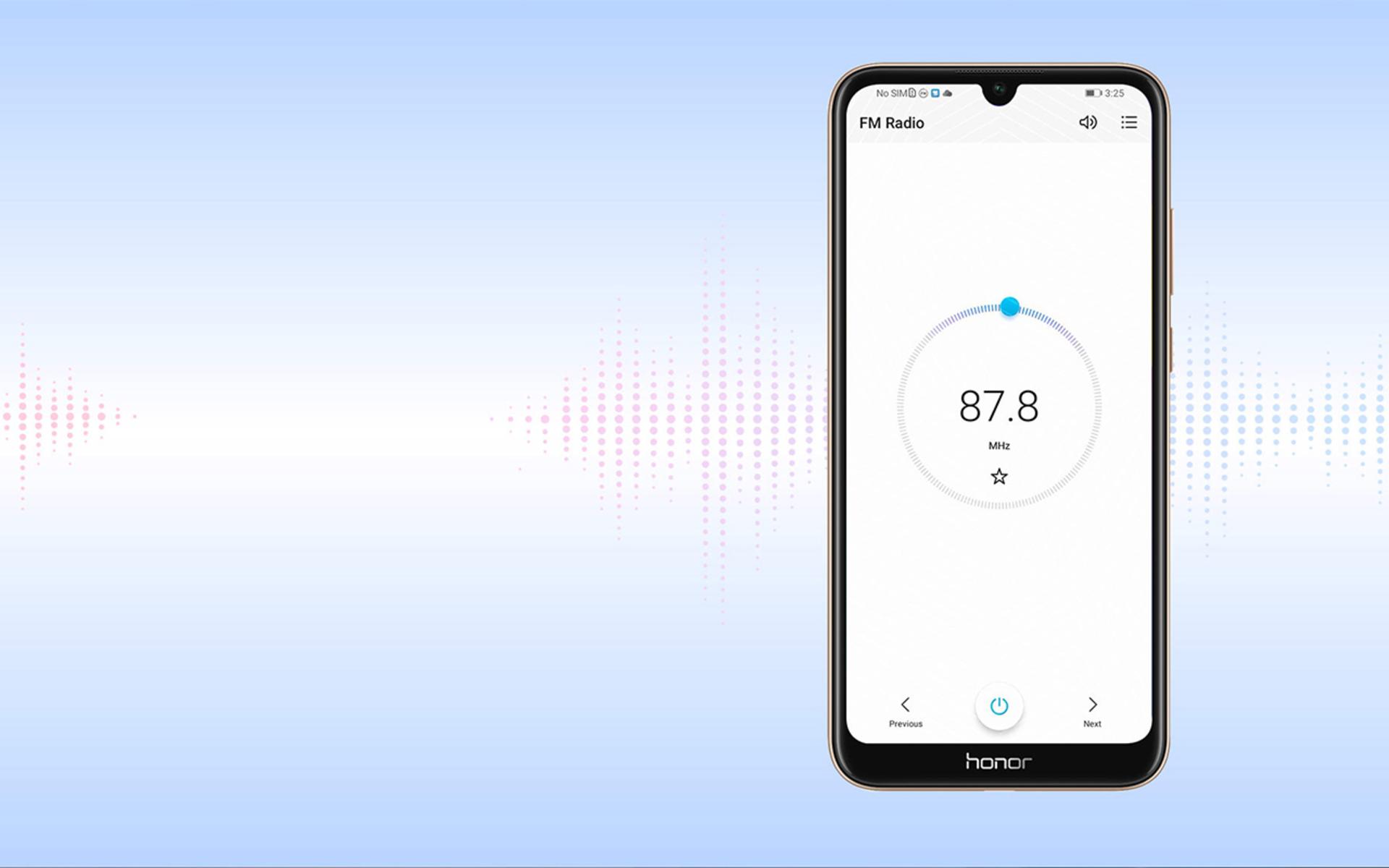 گوشی Honor 8A 2020 نمای جلو - رادیو / آنر 8A 2020