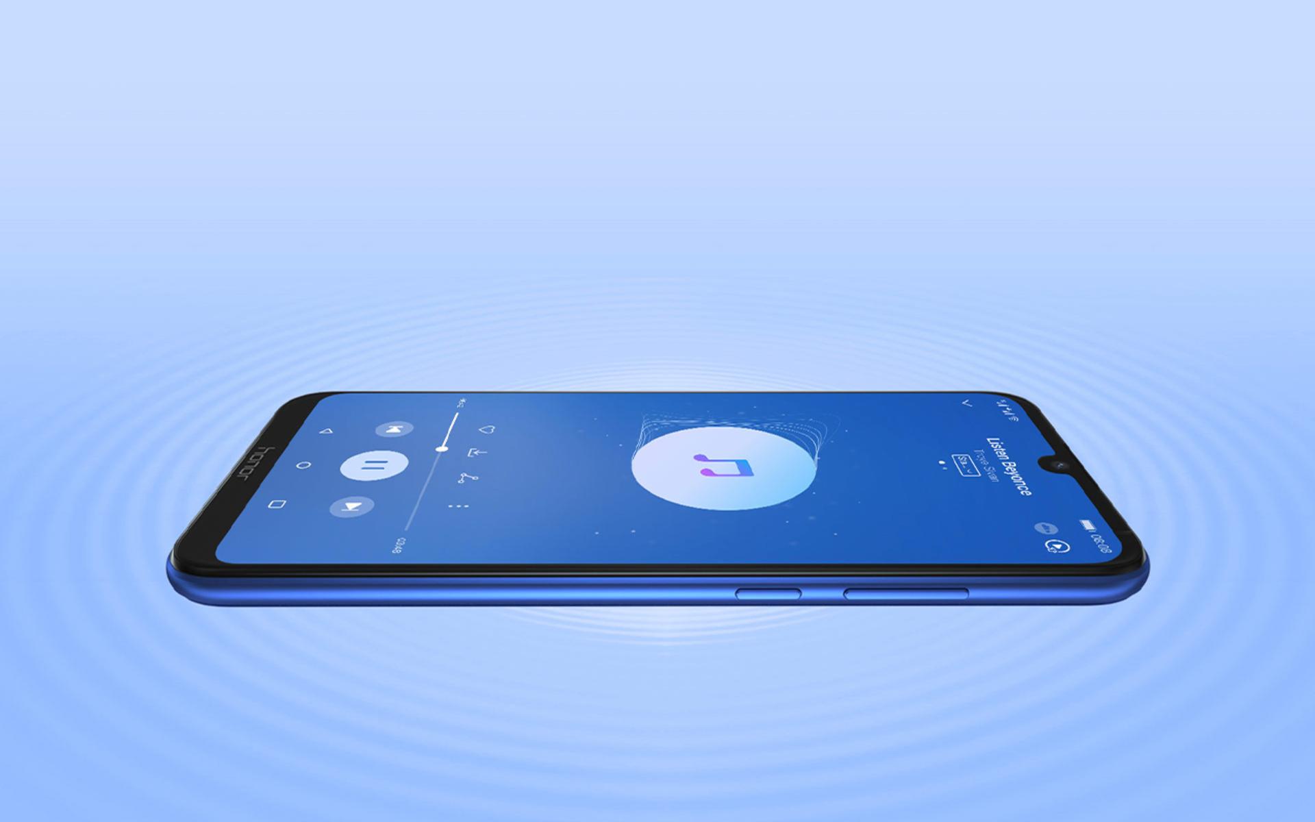 گوشی Honor 8A 2020 نمای بغل موسیقی / آنر 8A 2020