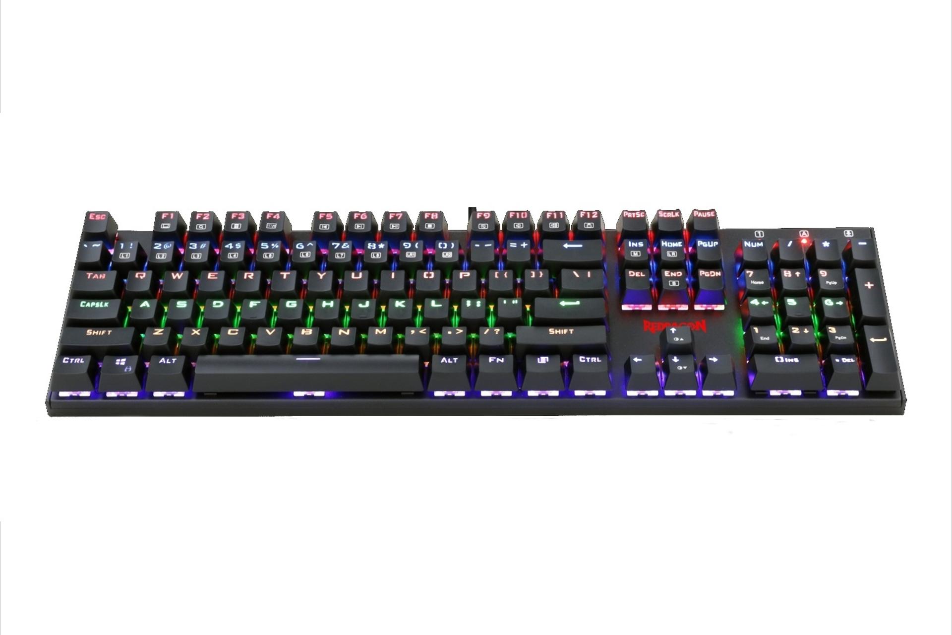 نمای پایین کیبورد گیمینگ Redragon K565 Rudra