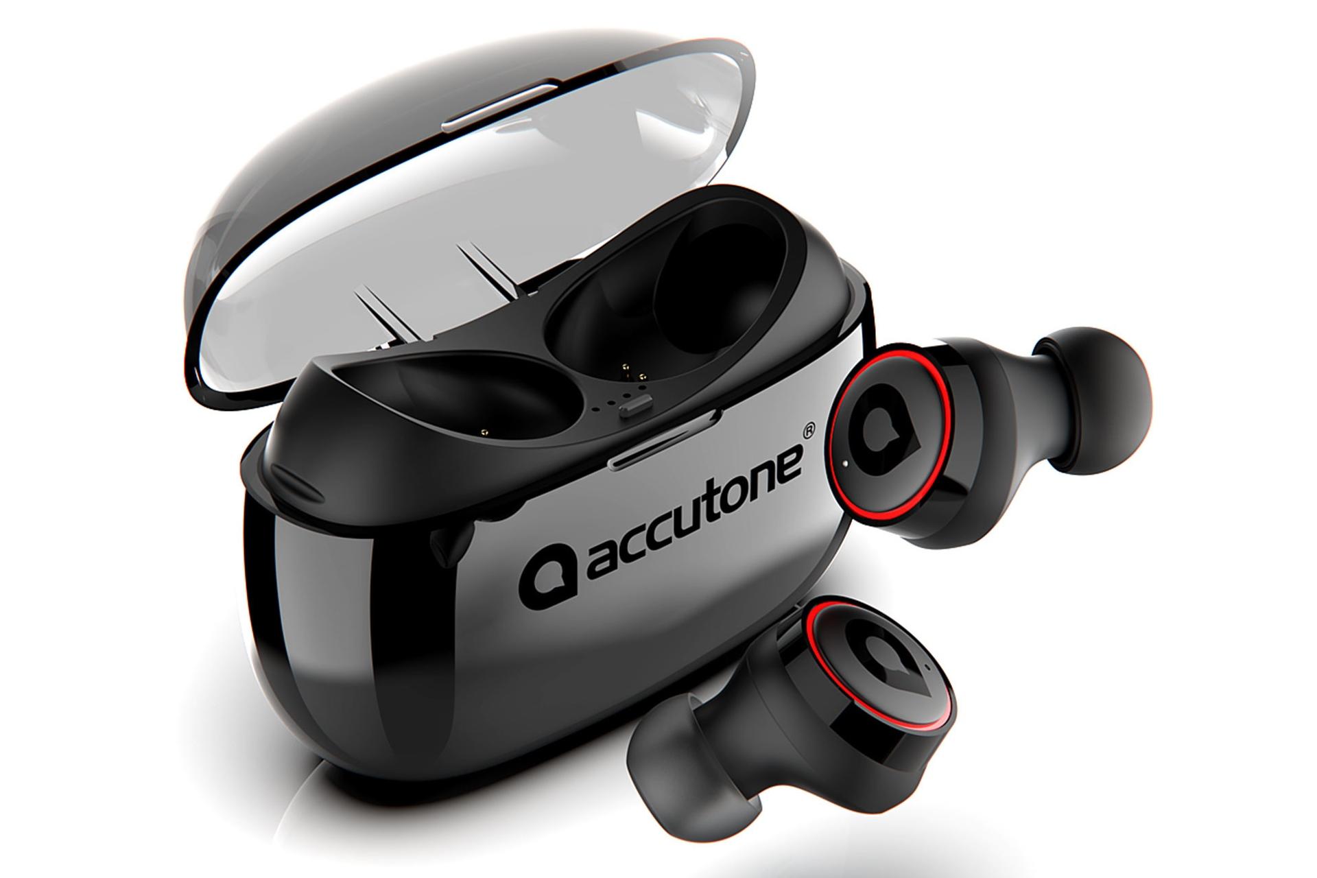 نمای چپ ایرباد بی سیم اکیوتون وگا 2 - Accutone Vega 2