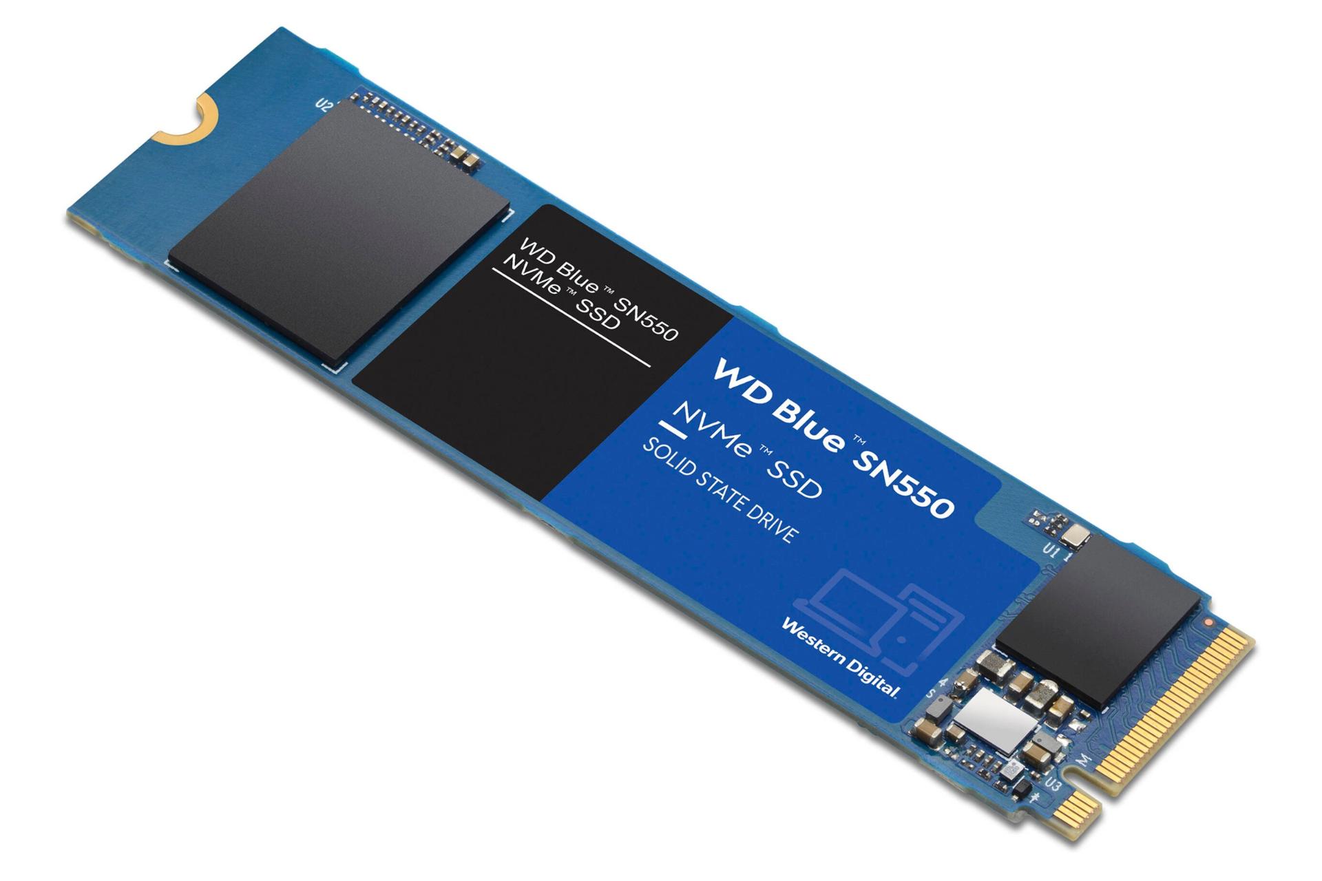 نمای بالا SSD وسترن دیجیتال Western Digital Blue SN550 NVMe M.2