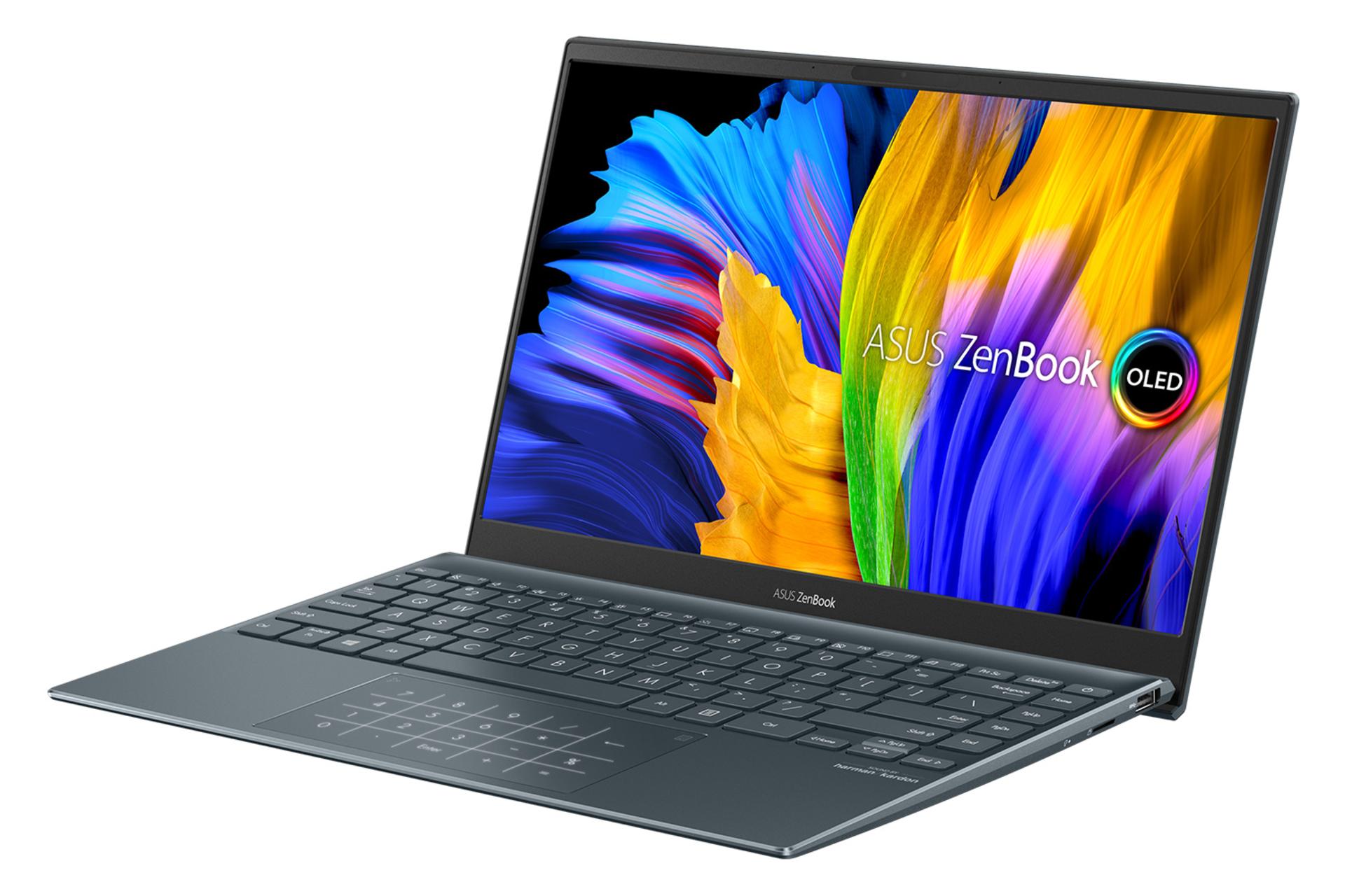 نمای نیمرخ لپ تاپ ایسوس ذن بوک 13 UM325UA