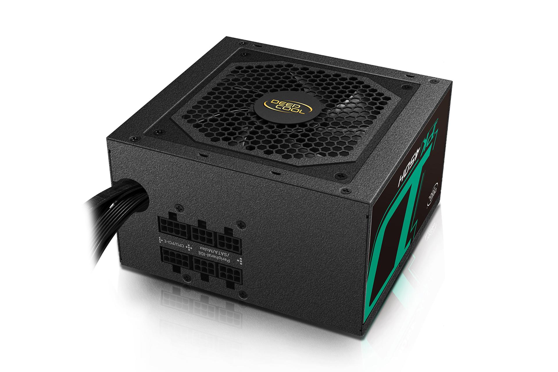 پاور کامپیوتر دیپ کول PK450H با توان 450 وات نمای جانبی