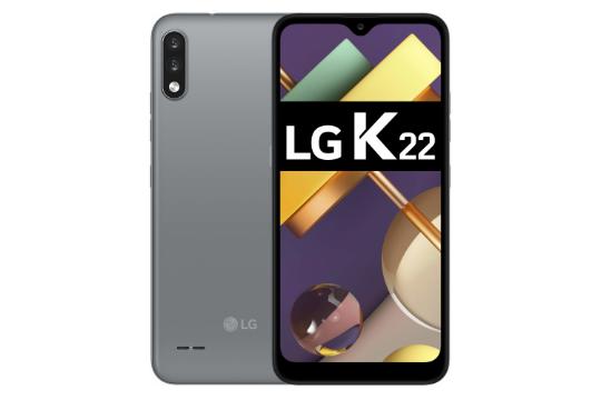 گوشی موبایل ال جی LG K22 نقره ای