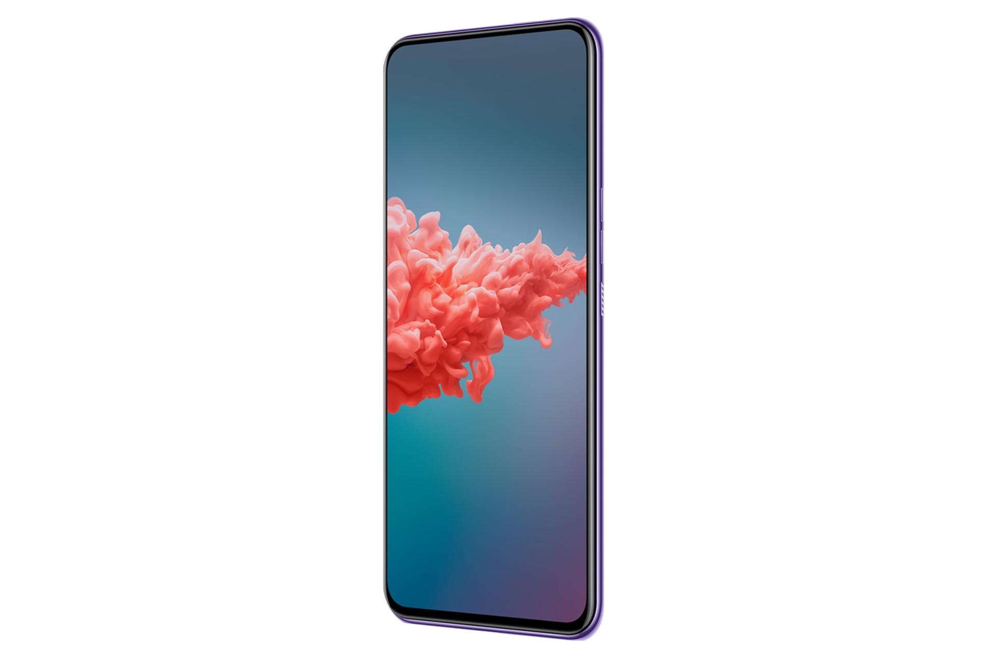 نما نیم رخ گوشی زد تی ای ZTE Axon 20 5G با نمایشگر روشن