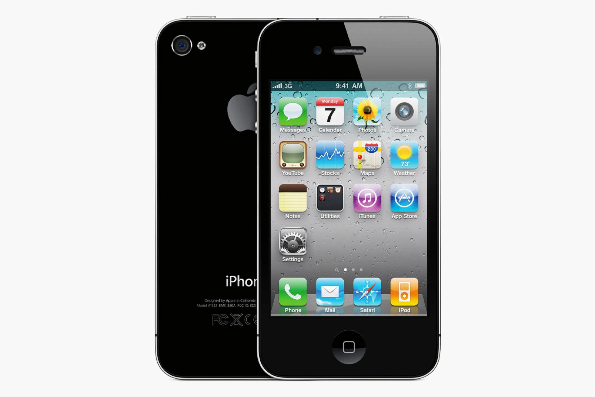 آیفون 4 اپل مشکی apple iphone 4