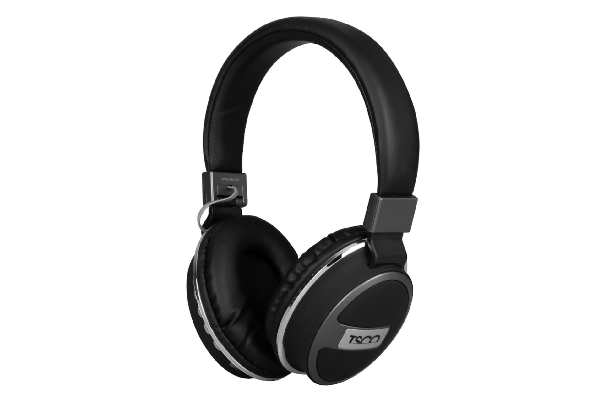 نمای چپ هدفون بی سیم تسکو Tsco TH 5372 مشکی