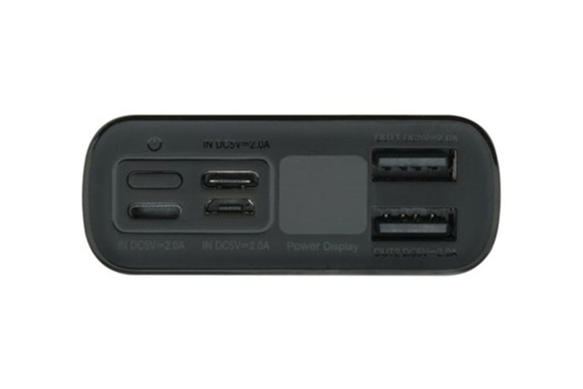 نمای نزدیک پورت های پاوربانک ریمکس RPP-137