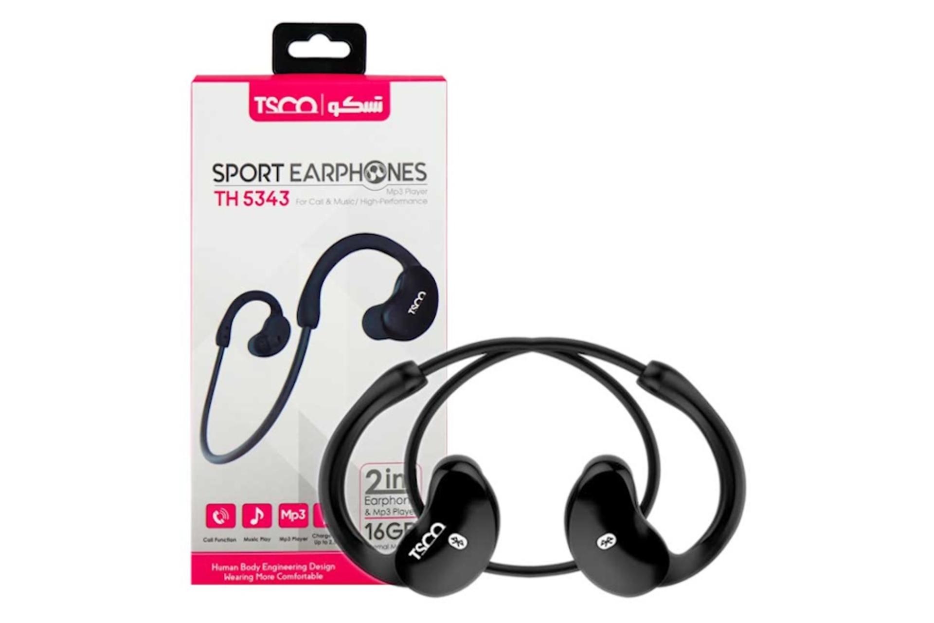 جعبه هدفون بی سیم تسکو Tsco TH 5343 مشکی