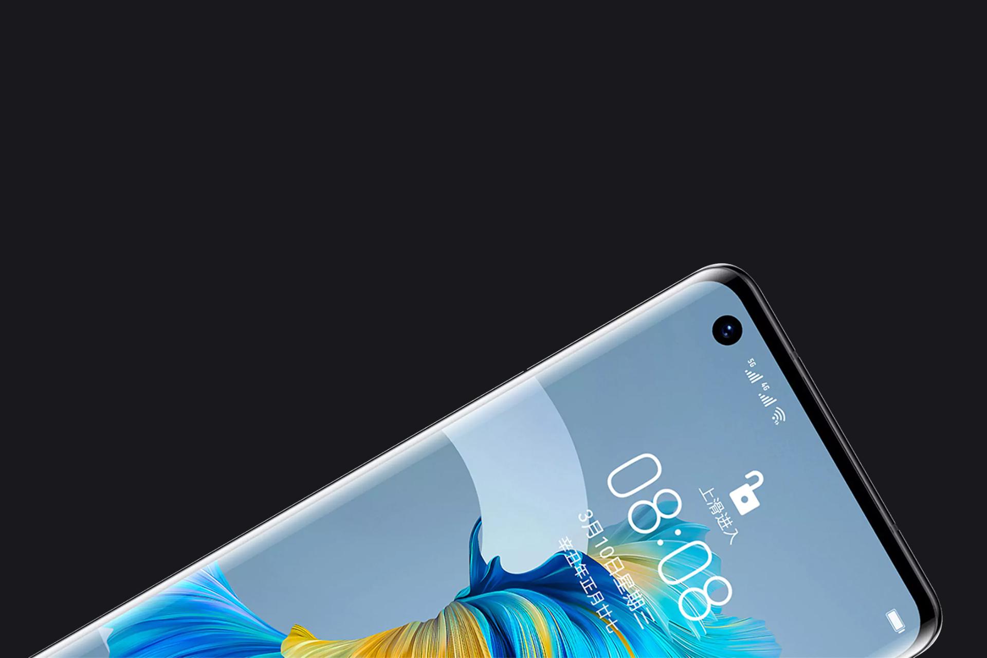 دوربین سلفی گوشی هواوی میت 40 ای از نمای نزدیک