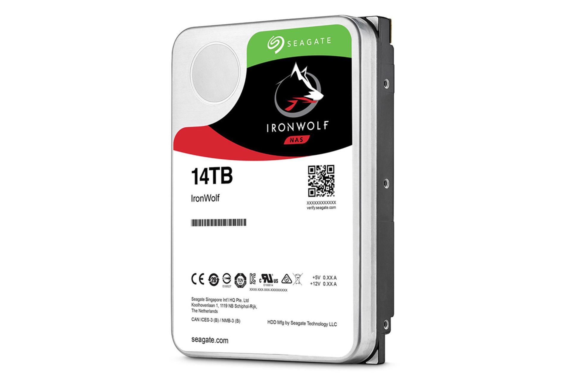سیگیت IronWolf ST14000VN0008 ظرفیت 14 ترابایت / Seagate IronWolf ST14000VN0008 14TB