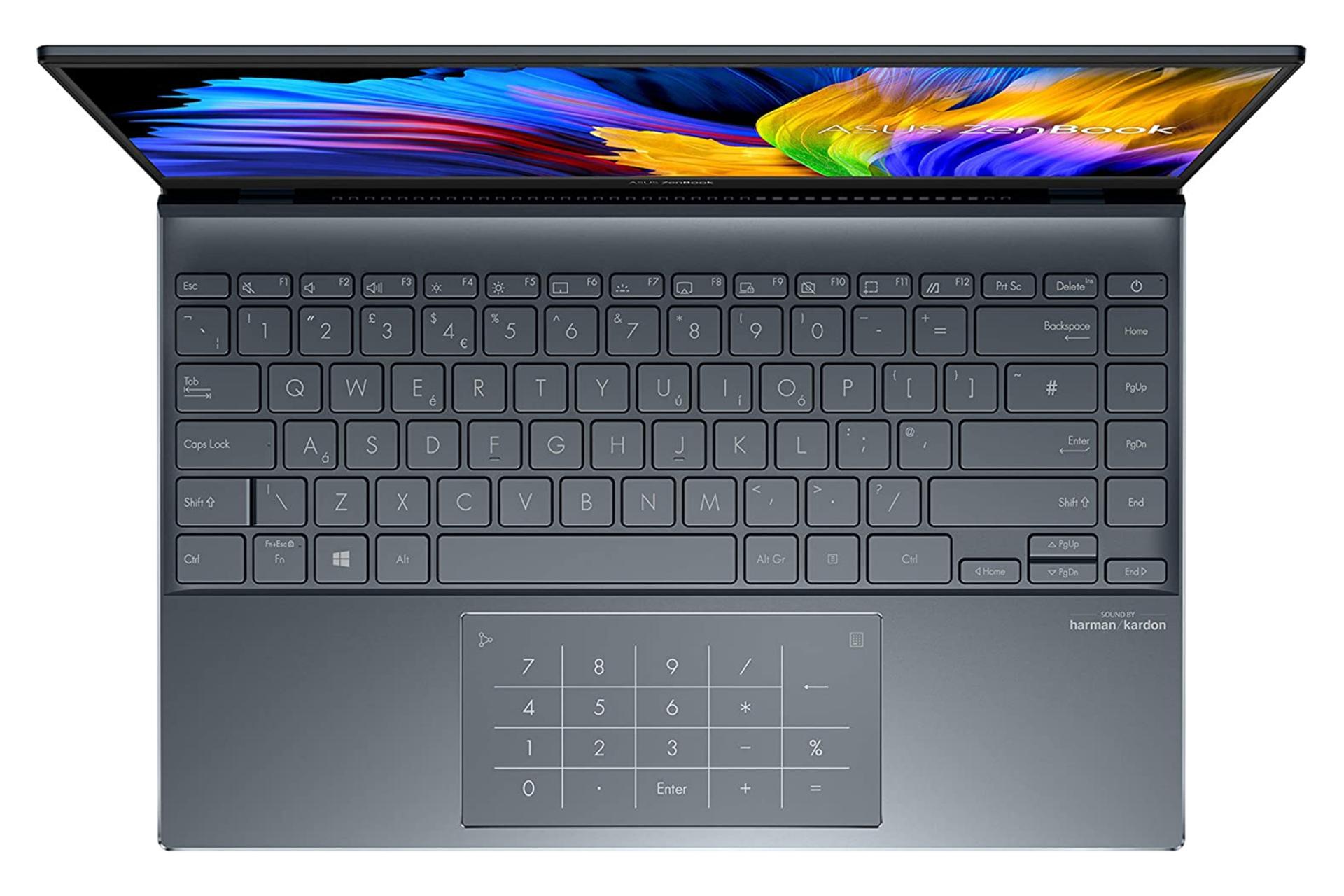 نمای بالا لپ تاپ ایسوس ASUS ZenBook 14 UM425UA