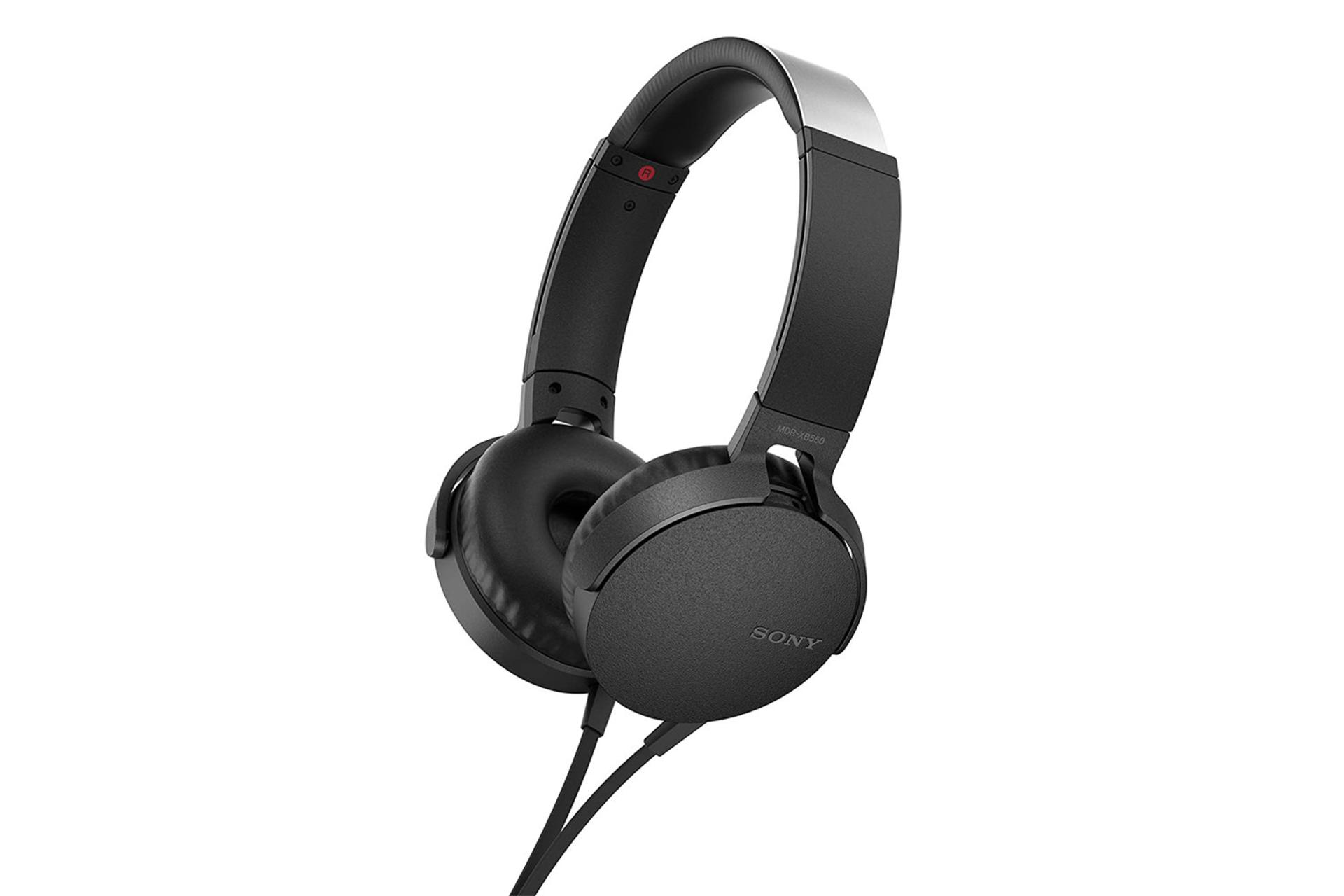 هدفون سونی Sony MDR-XB550AP مشکی نمای جانبی