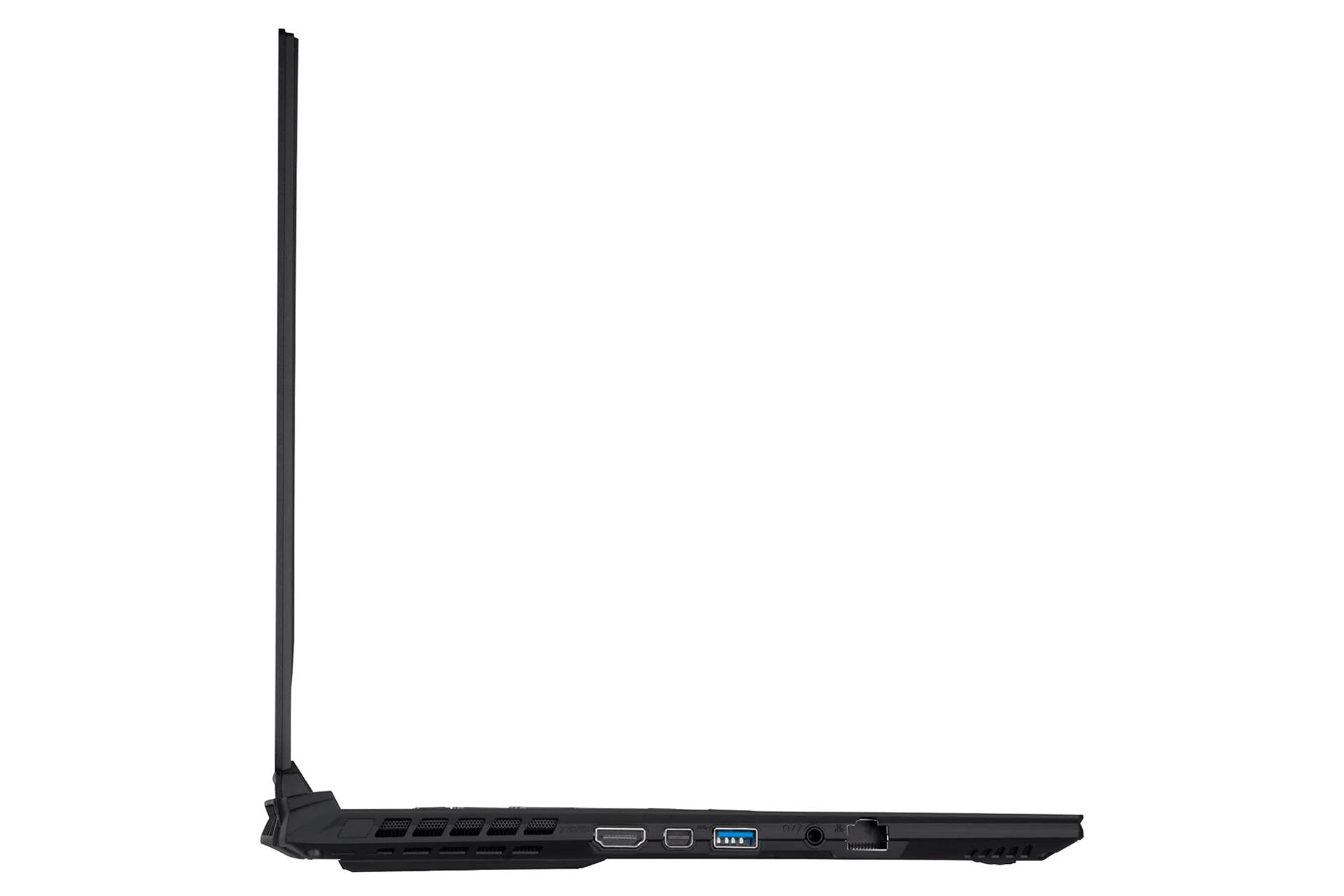 نمای نیمرخ لپ تاپ گیگابایت AERO 15 OLED XD