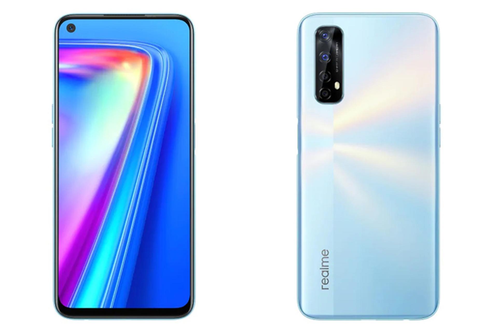 گوشی Oppo Realme 7 Pro نمای جلو و پشت / ریلمی 7 پرو اوپو