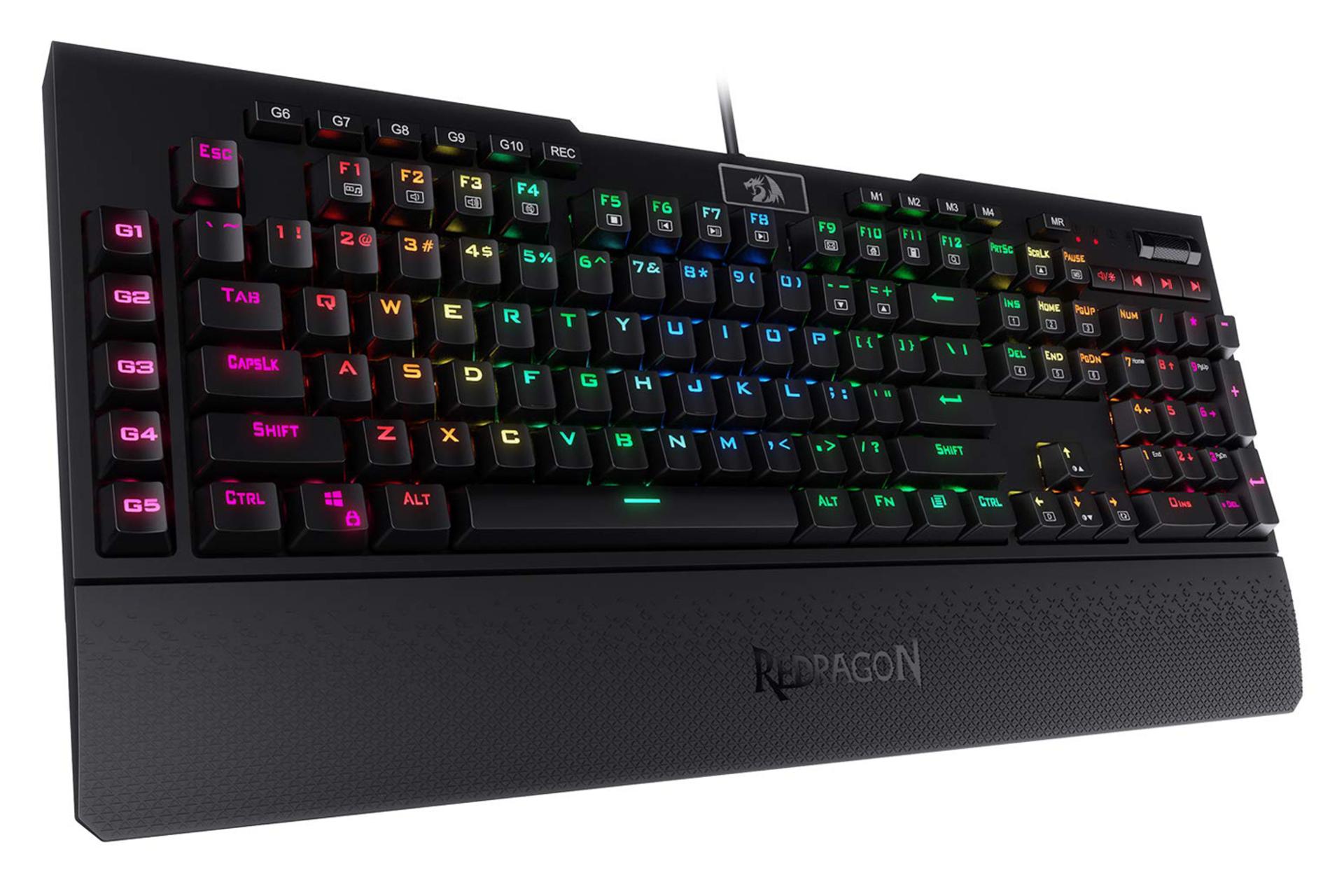 کلیدهای کیبورد گیمینگ اچ پی Redragon K586 Brahma