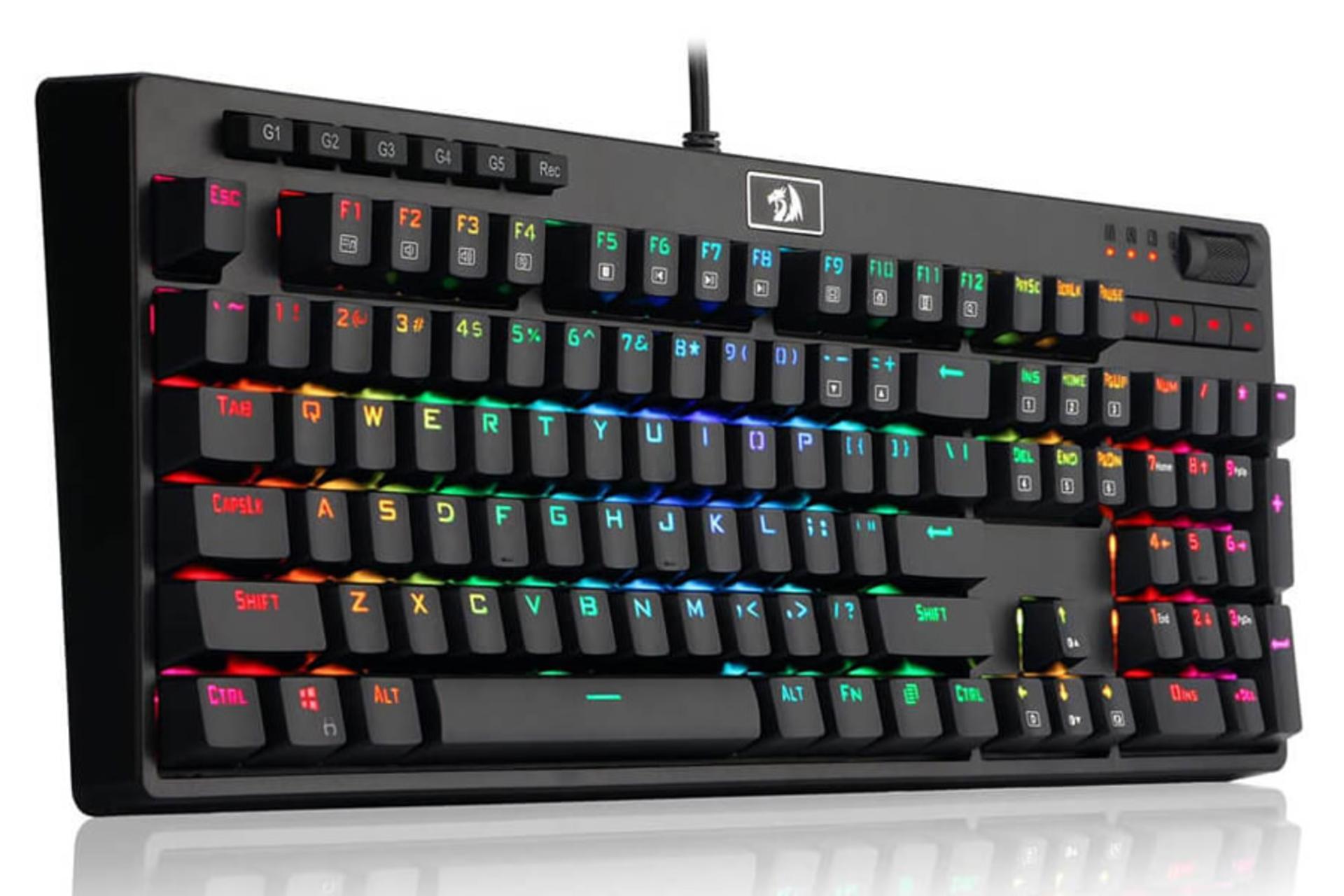 نمای چپ کیبورد ردراگون Manyu K579