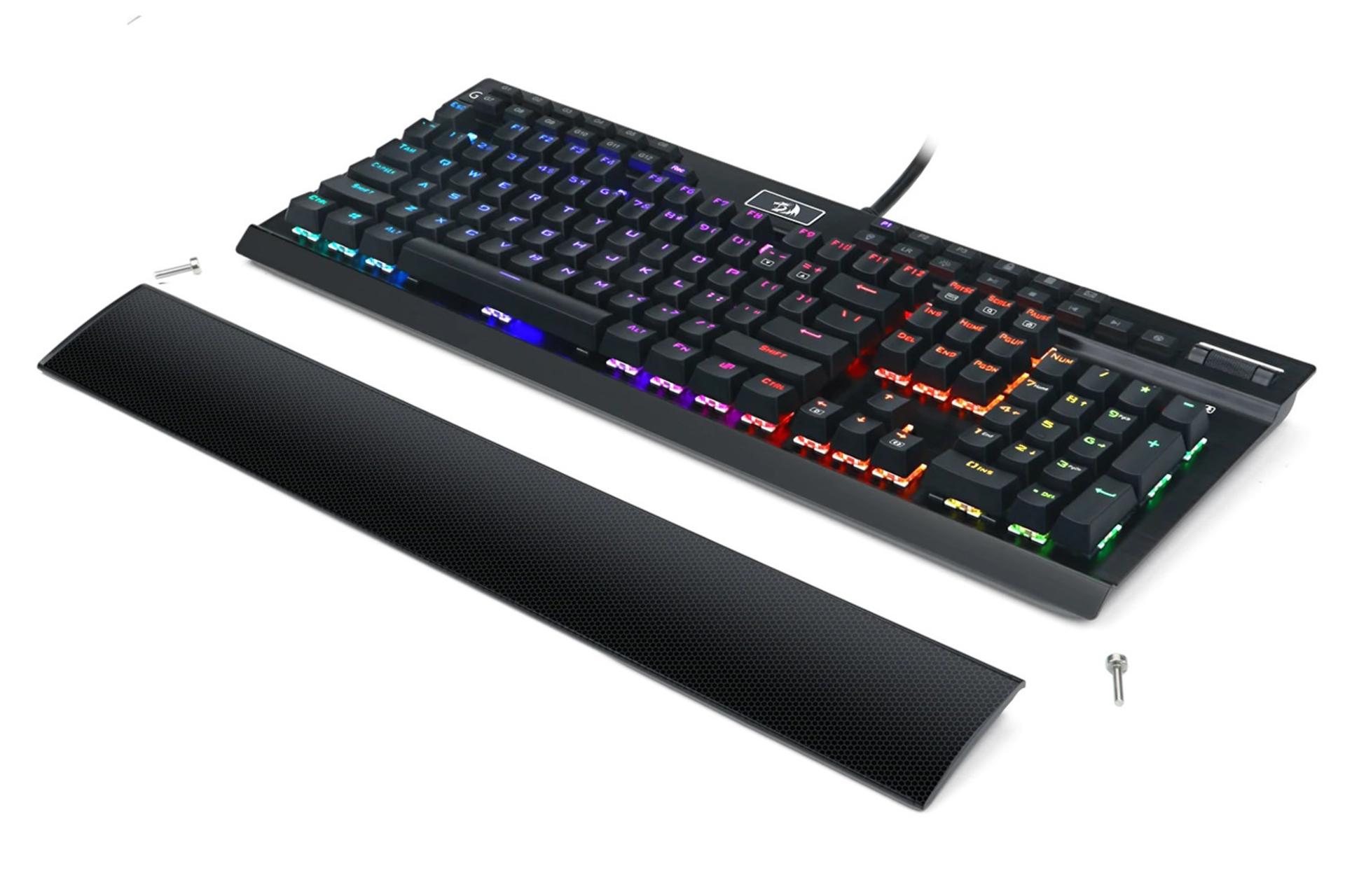 استراحتگاه مچ قابل جدا شدن کیبورد ردراگون K550 RGB Yama
