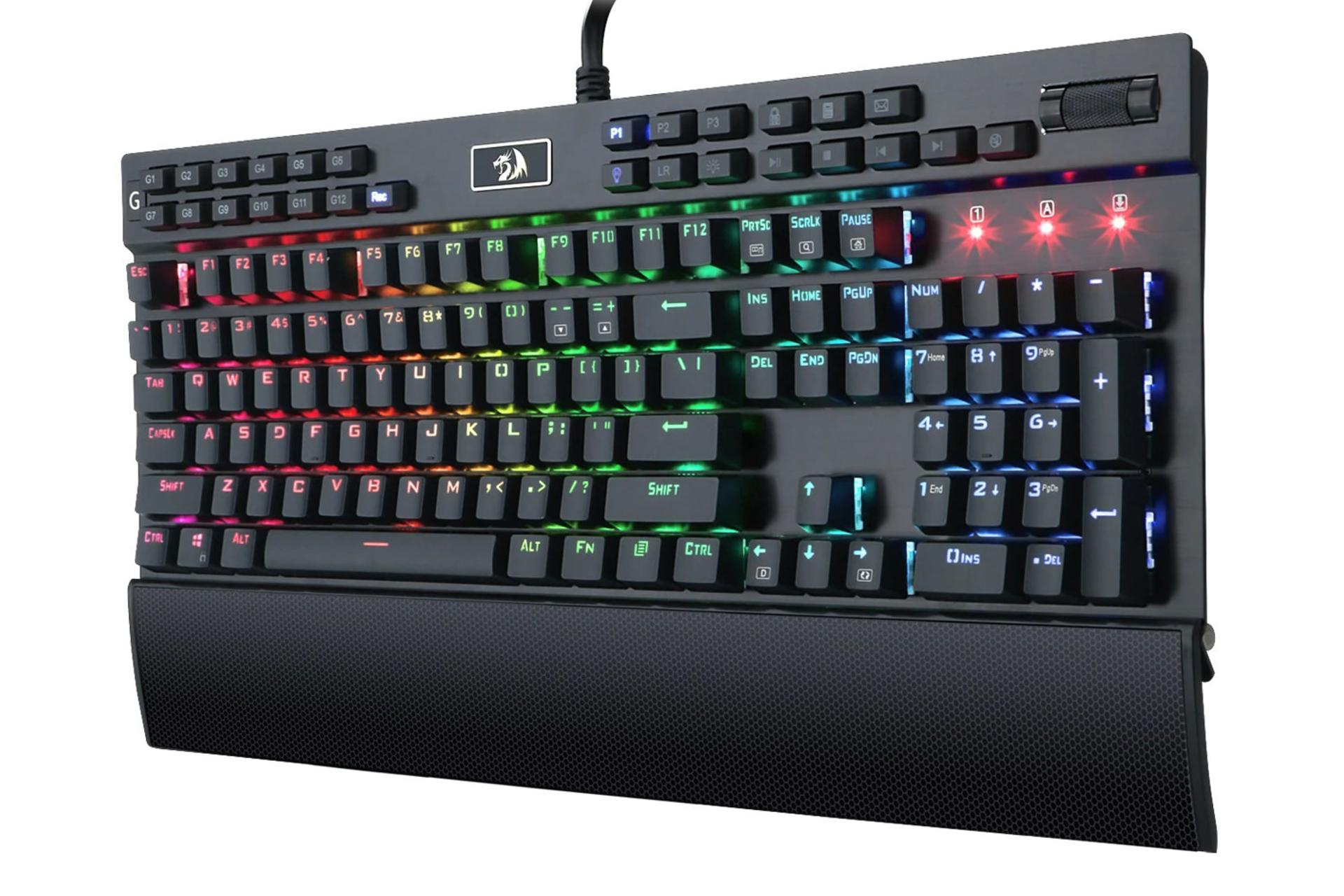 نمای راست کیبورد ردراگون K550 RGB Yama