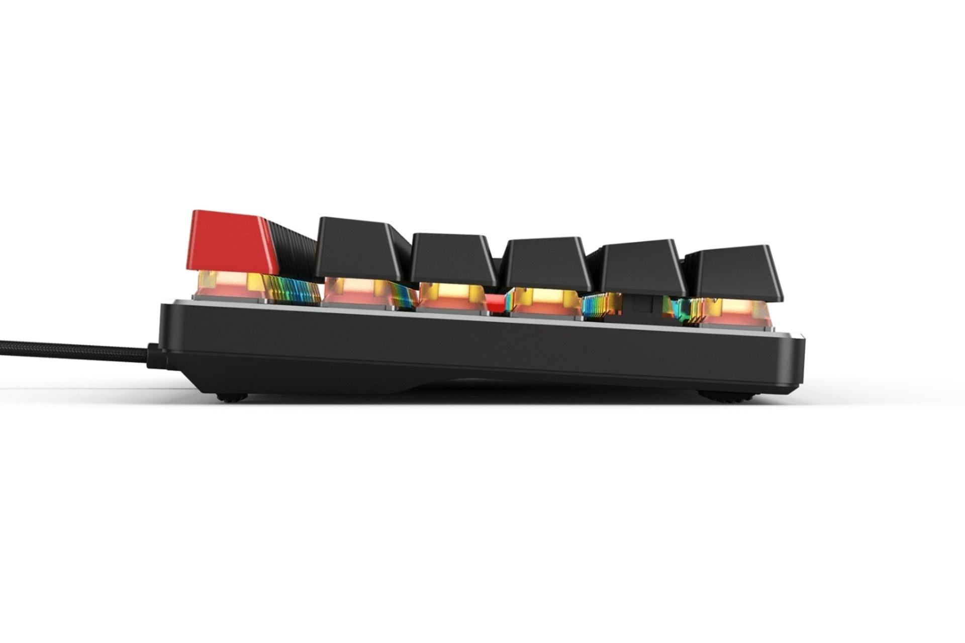 نمای سمت چپ کیبورد گیمینگ گلوریوس GMMK Tenkeyless