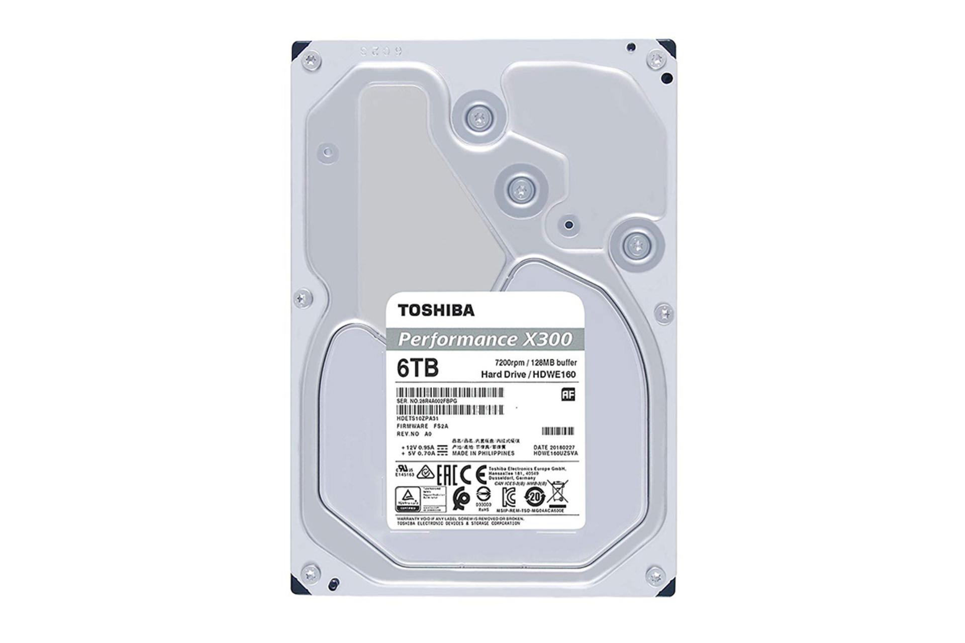 Toshiba X300 HDWE160EZSTA 6TB