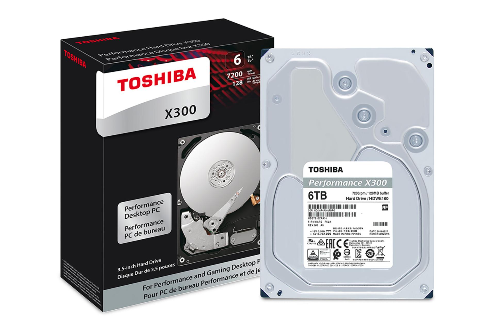 Toshiba X300 HDWE160EZSTA 6TB