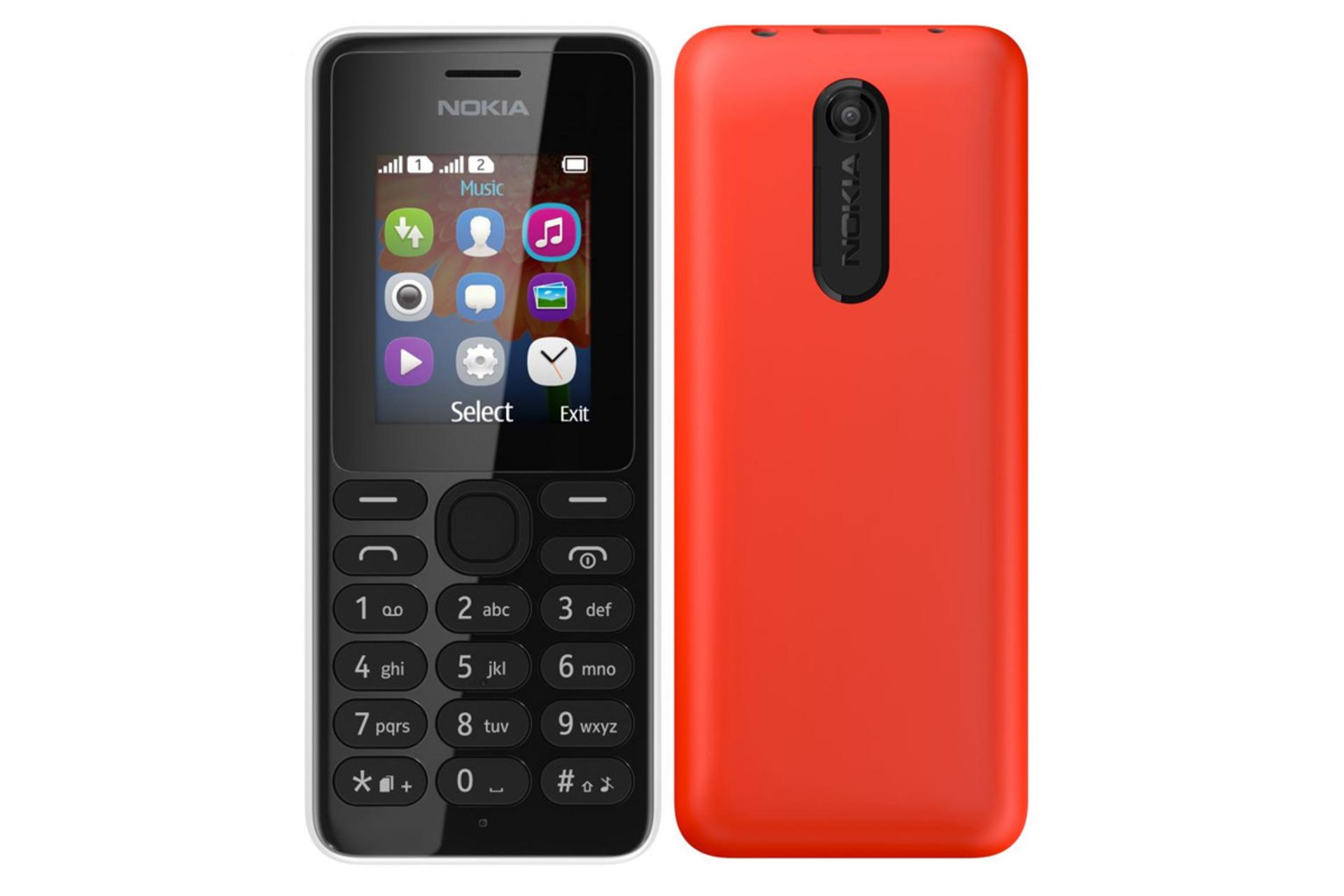 موبایل نوکیا 108 دو سیم‌کارته نارنجی