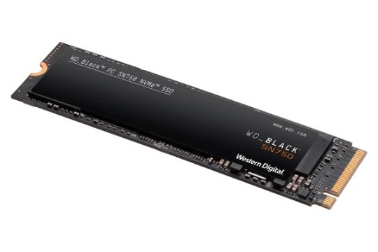 SSD وسترن دیجیتال Black SN750 NVMe M.2 ظرفیت 2 ترابایت