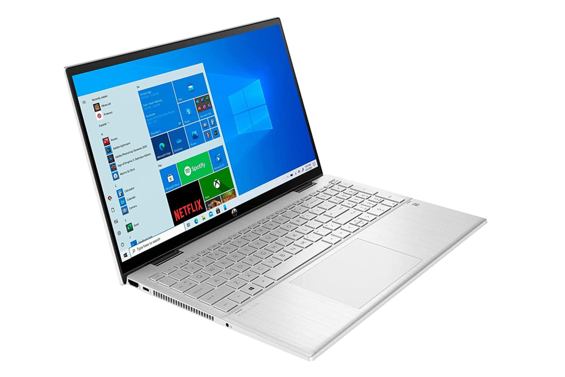 نمای چپ لپ تاپ اچ پی HP Pavilion X360 15T-ER000